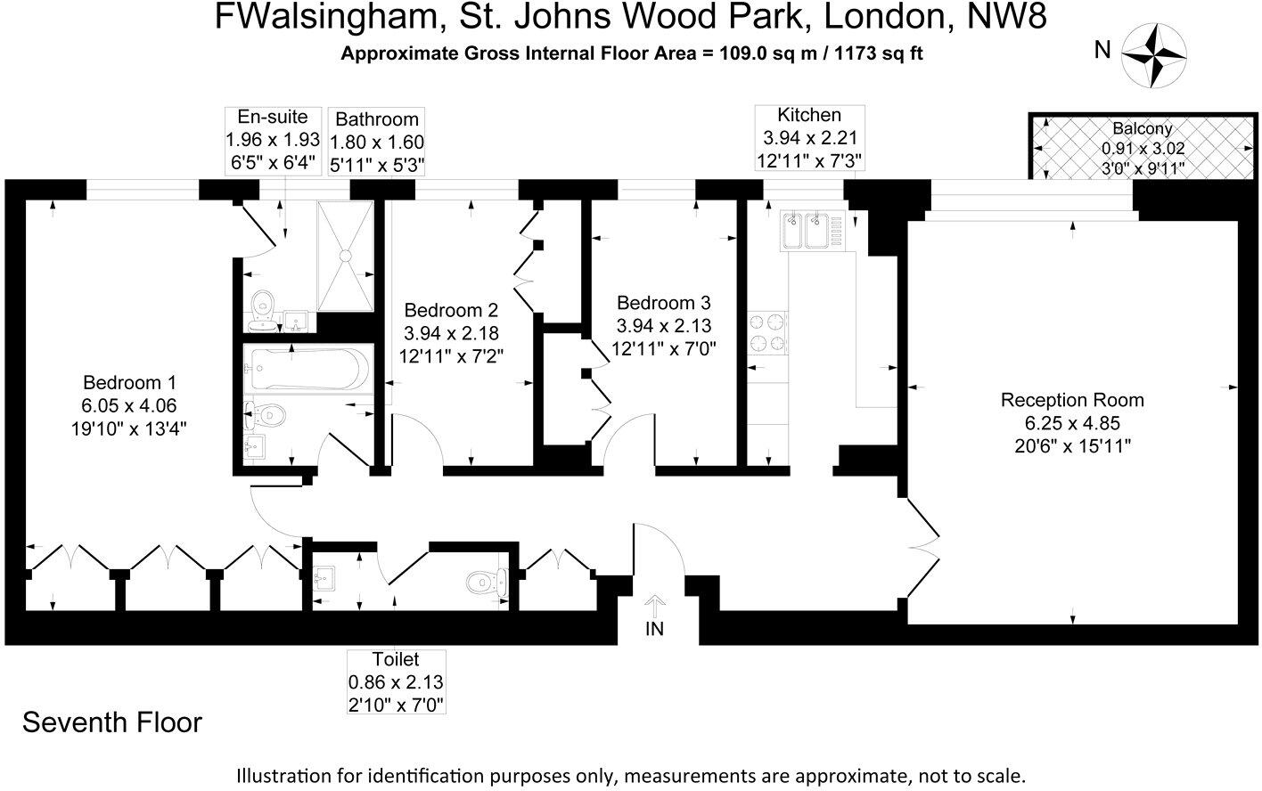St. Johns Wood Park, London, NW8 floorplan