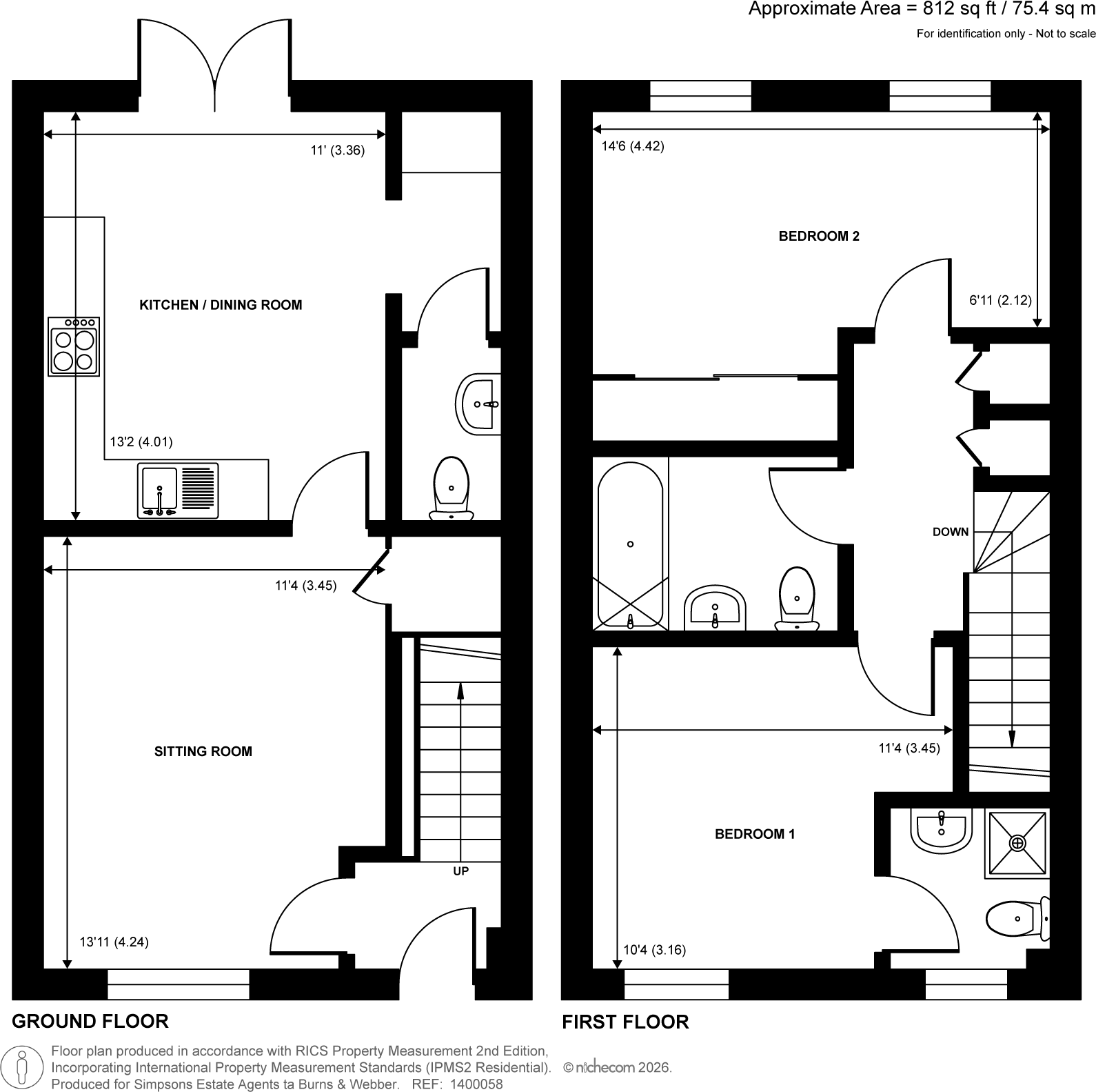 New Bridge Road, Cranleigh, GU6 floorplan