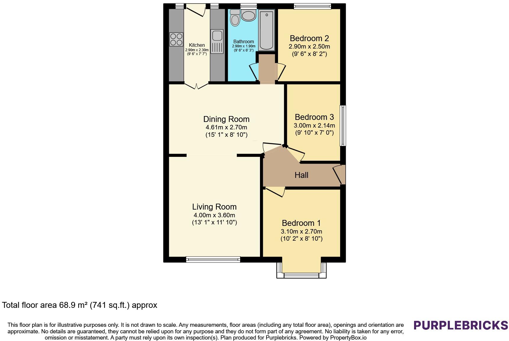 Hilary Avenue, Warrington, WA3 floorplan