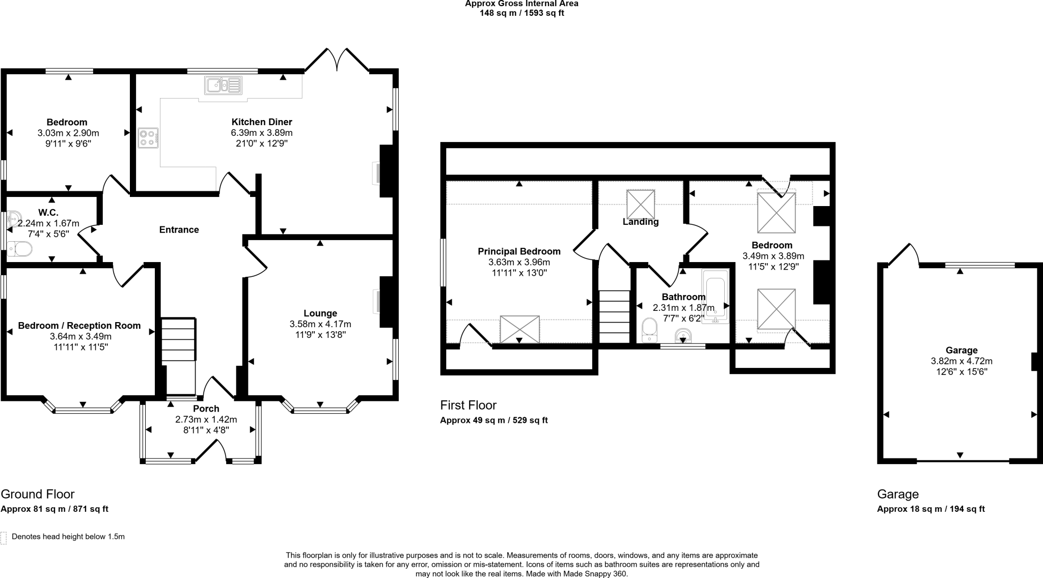 Upper Garston Lane, Bratton floorplan
