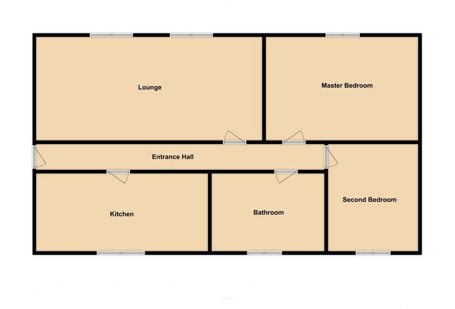 2, Burdon Court, Horden, County Durham, SR8 4JA floorplan