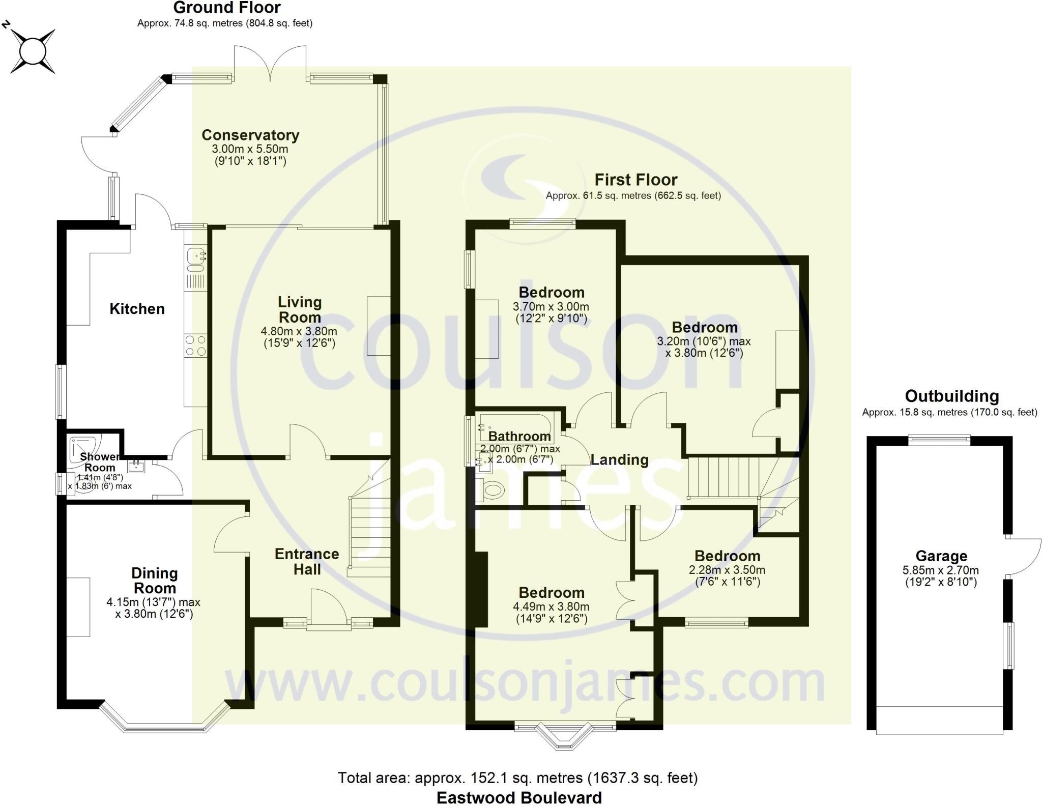 Eastwood Boulevard, Westcliff on Sea * IMPRESSIVE GARDEN SPACE * floorplan