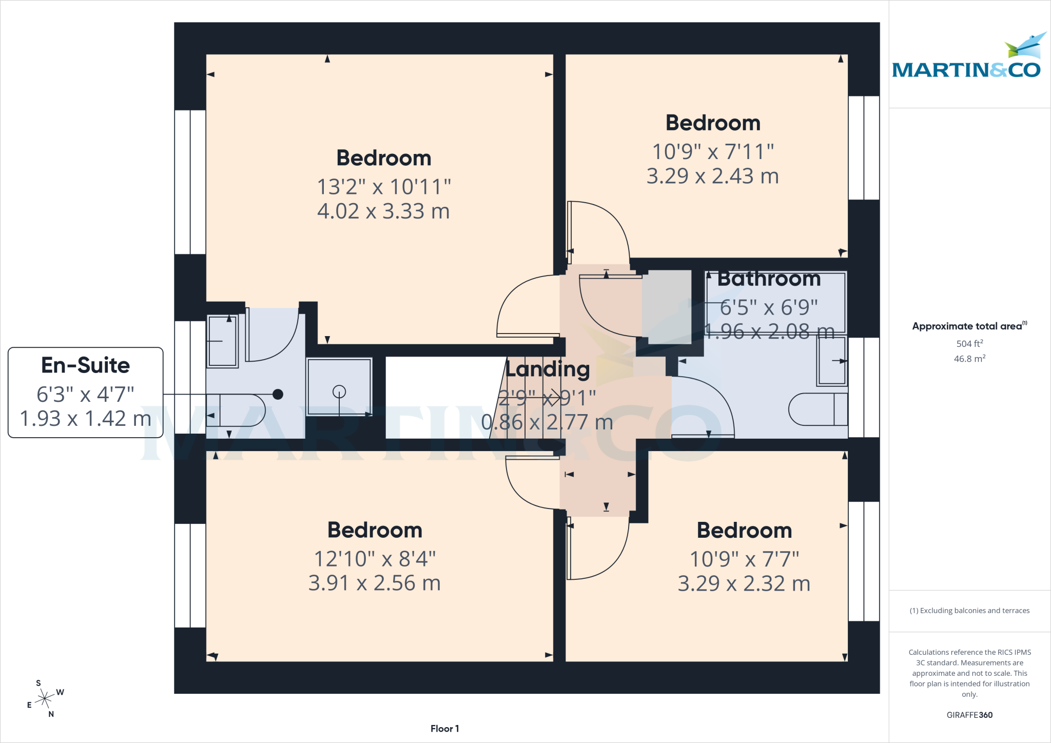 Hawksmore Close, Saughall Massie floorplan