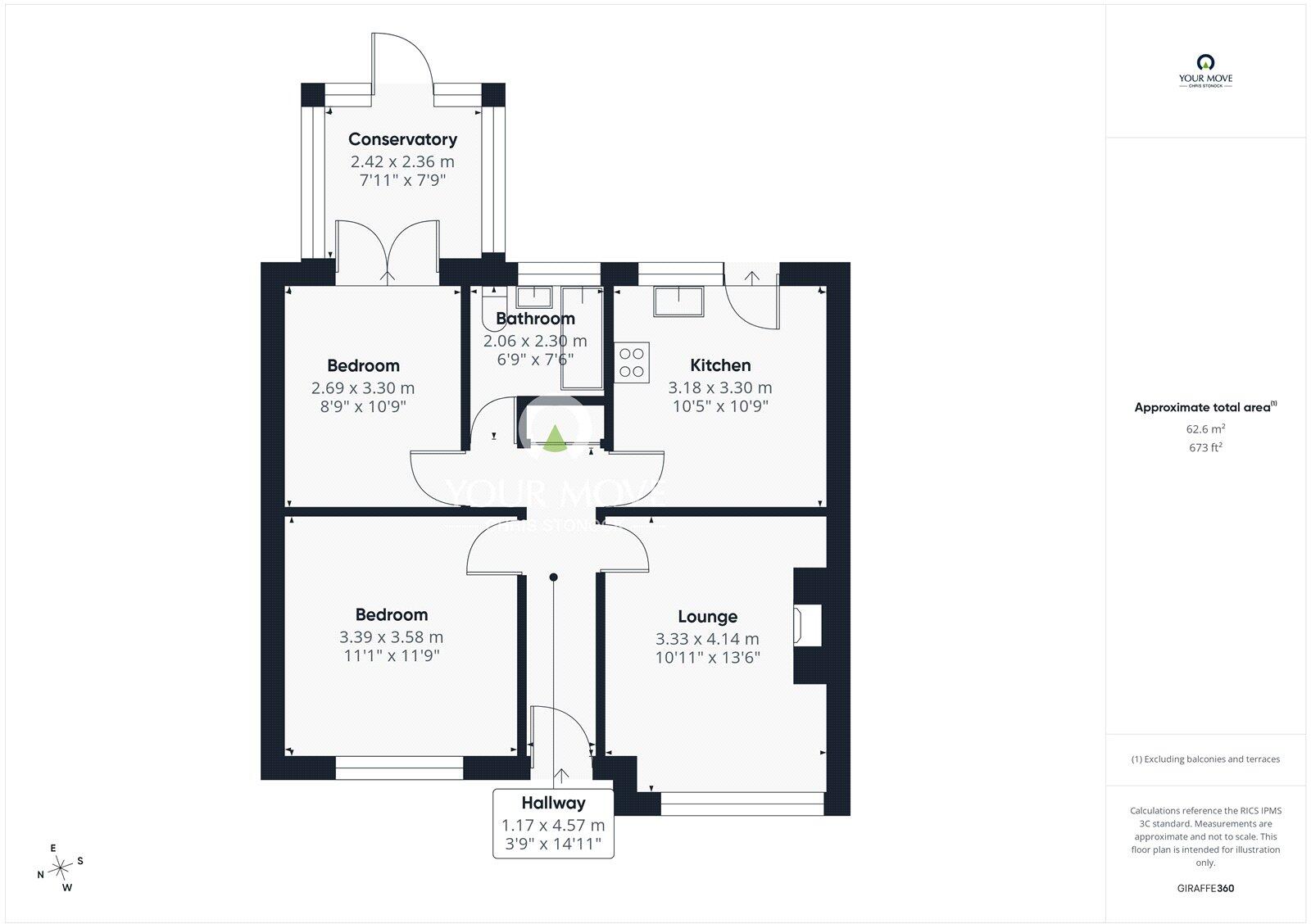 Pleasant View, Bridgehill, Consett, Durham, DH8 floorplan