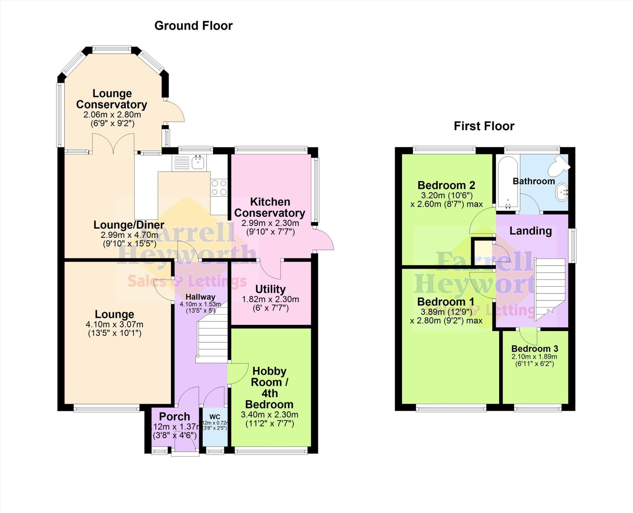 Parsonage Close, Heaton With Oxcliffe, Morecambe floorplan