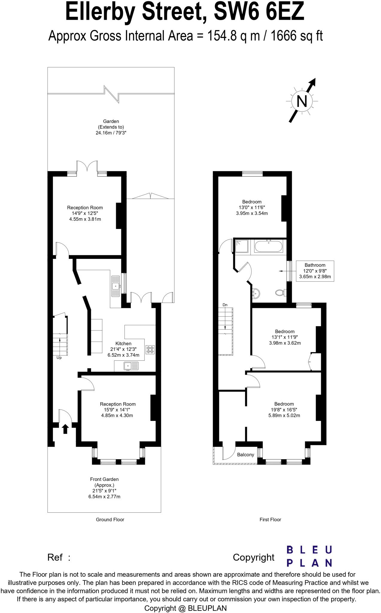 Ellerby Street, London, SW6 floorplan