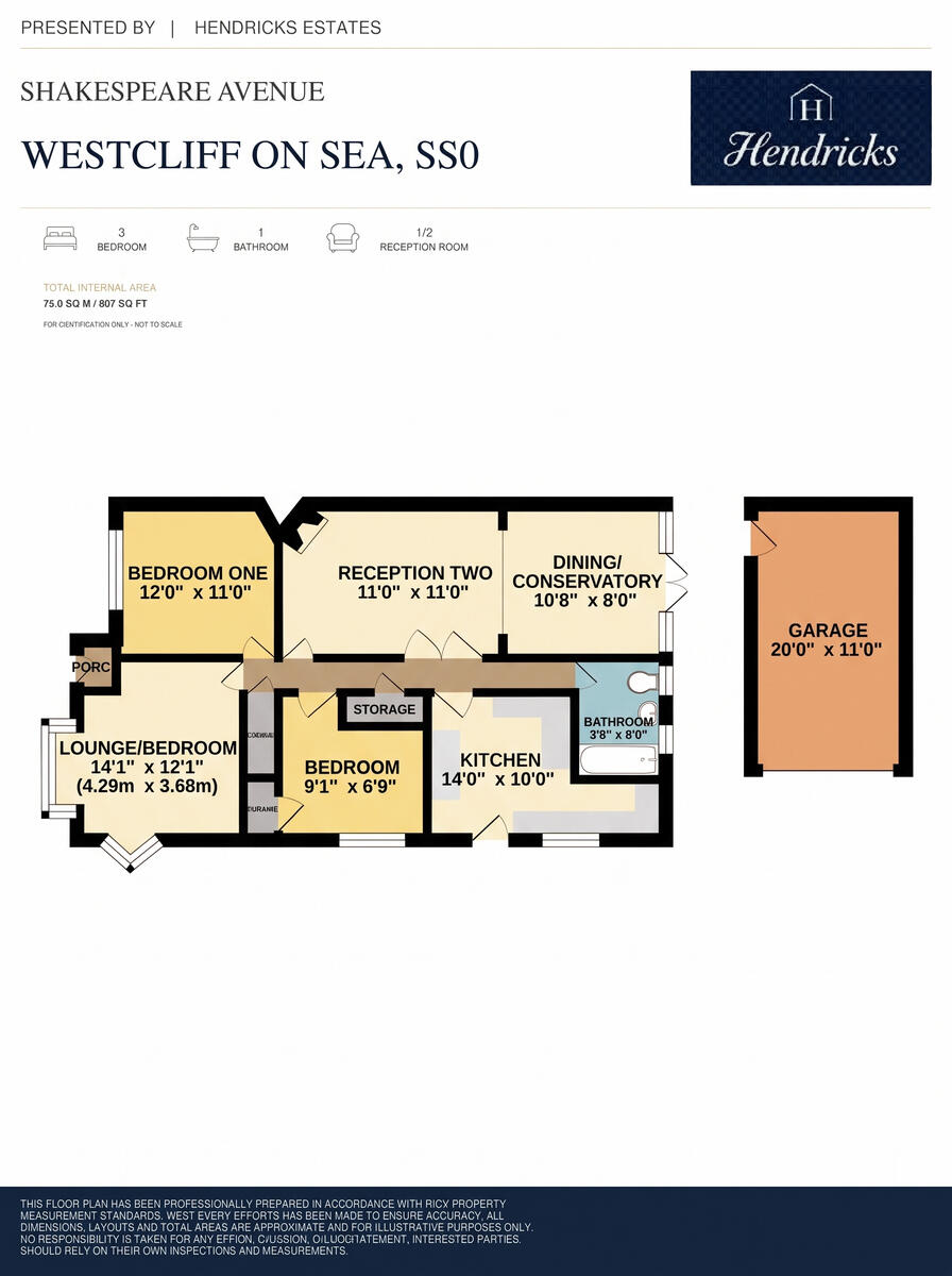 Shakespeare Avenue, Westcliff-on-sea, SS0 0 floorplan