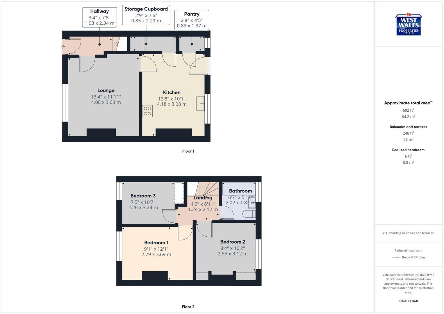 Cae Glas, Llanelli floorplan