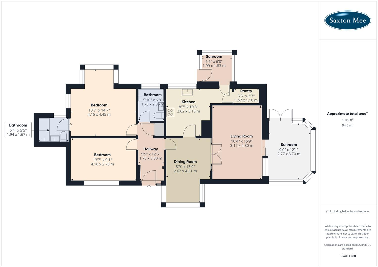 Newfield Croft, Dore, Sheffield floorplan