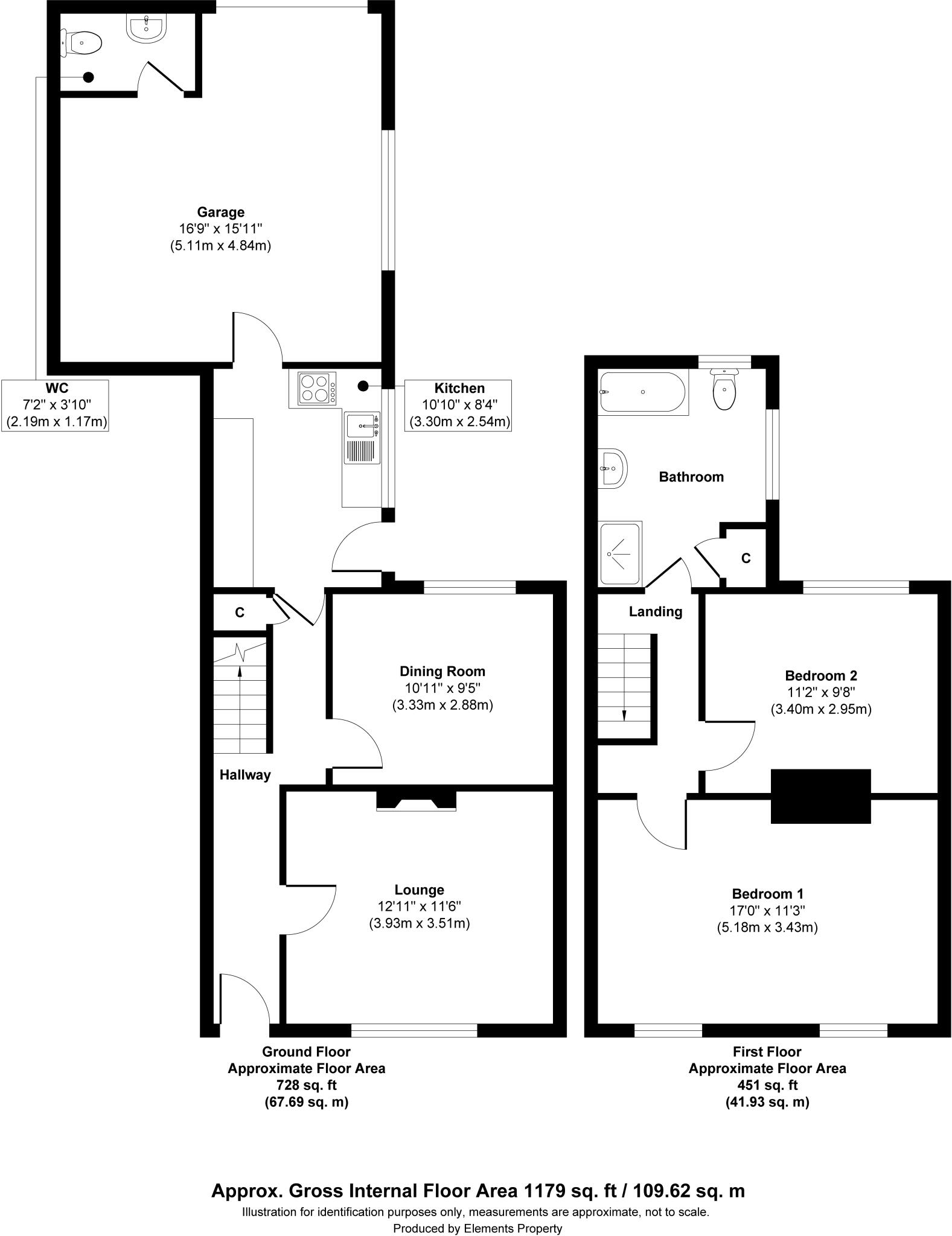 Manor Road, Tongham, Farnham, Surrey, GU10 floorplan