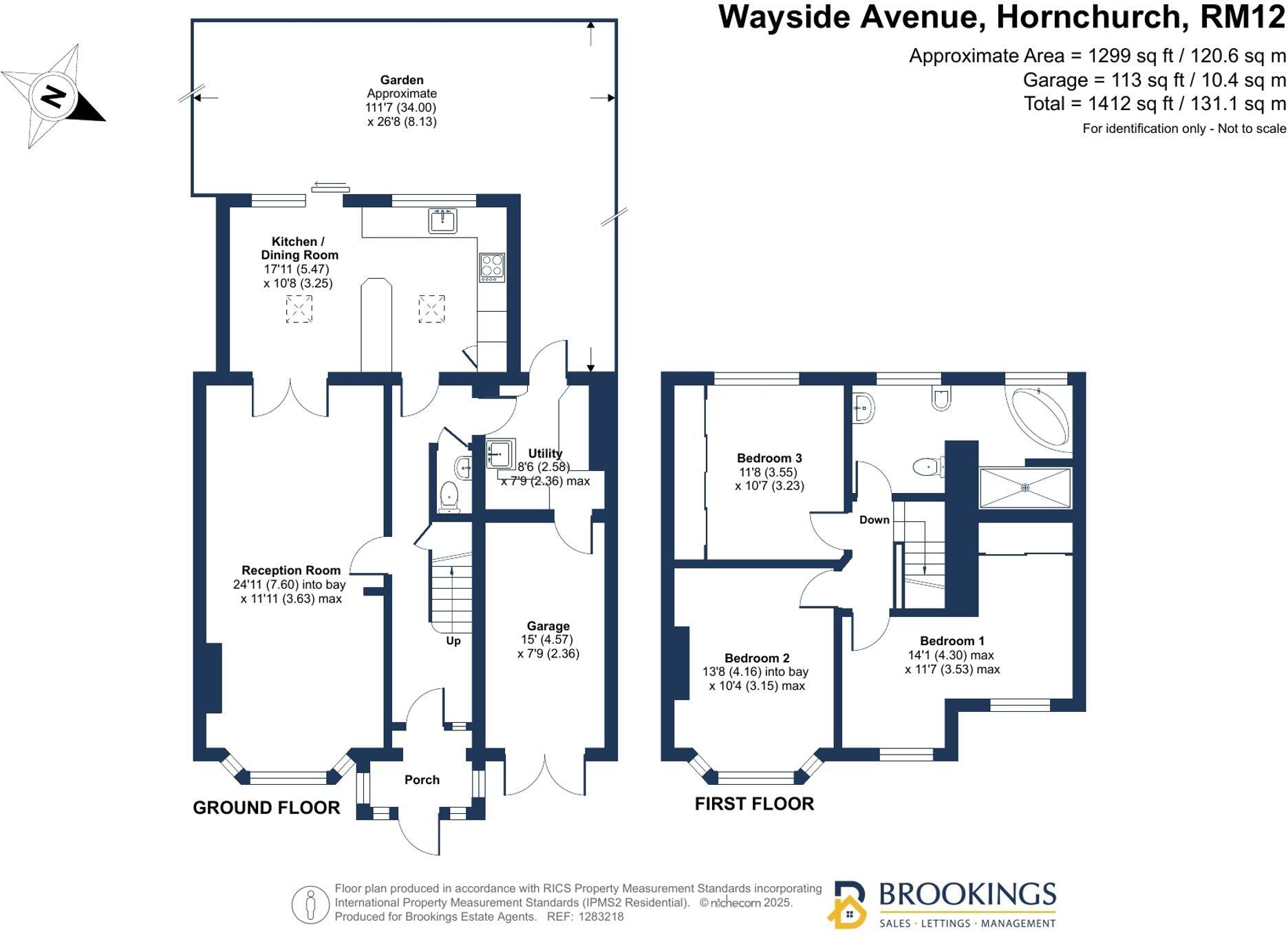 Wayside Avenue, Hornchurch, RM12 floorplan