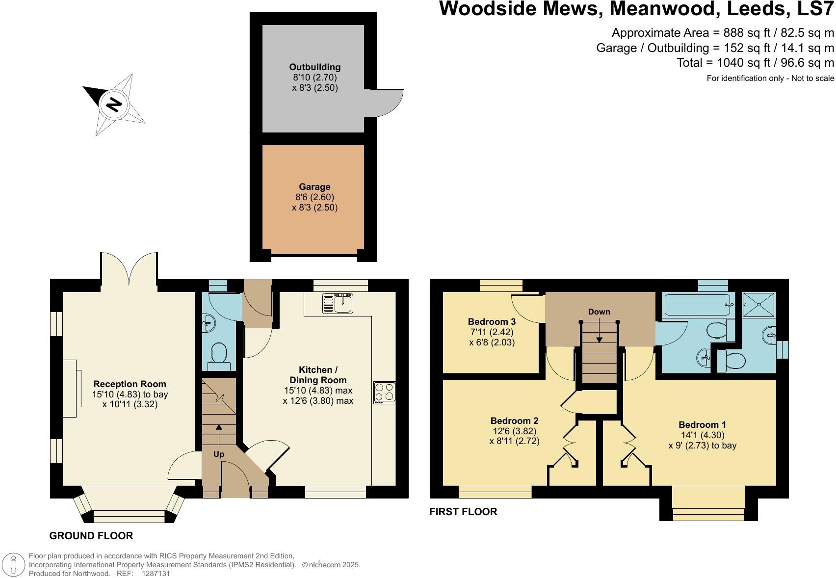 Woodside Mews, Meanwood, Leeds, LS7 floorplan