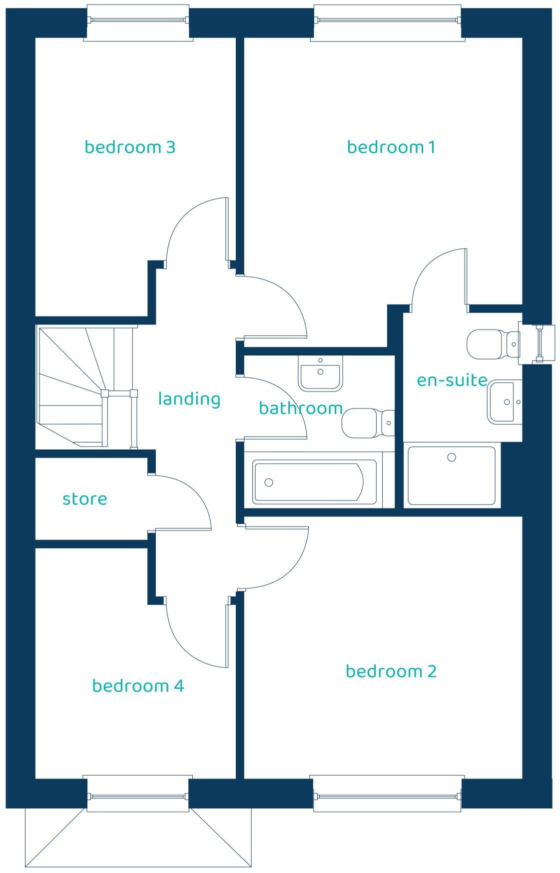 Gwernaffield Road,


Mold
CH7 5DA floorplan