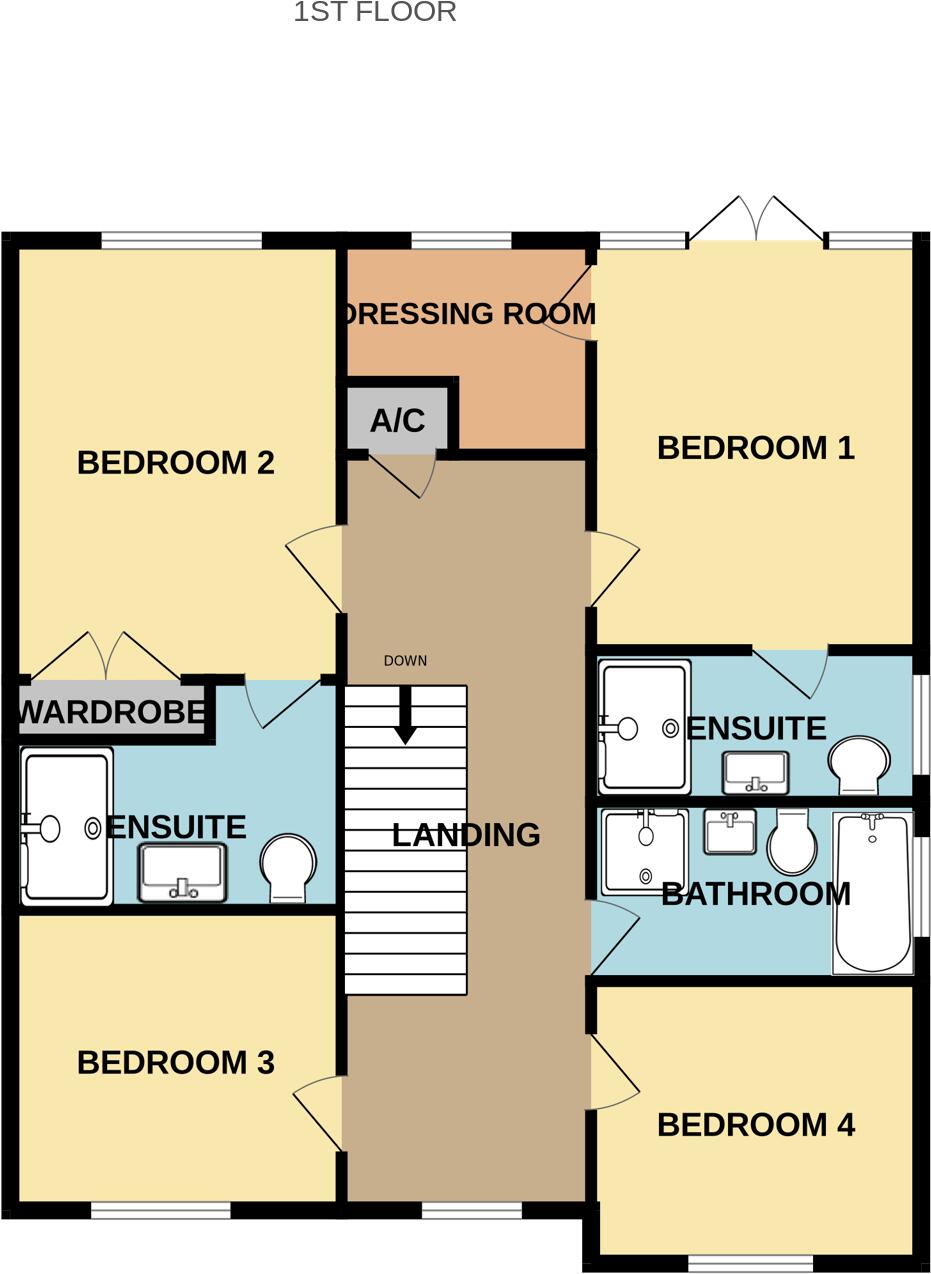 St. Legers Way, Riseley floorplan