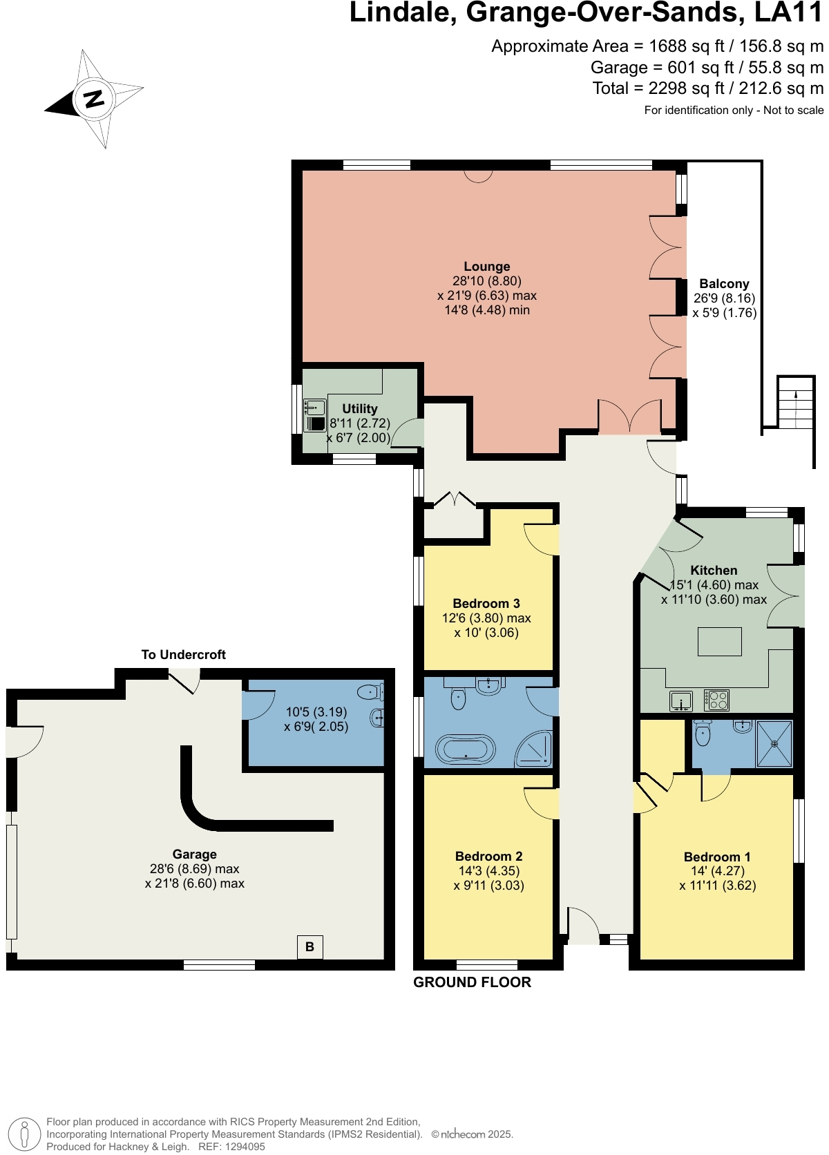 High Break, Lindale, Grange-over-Sands, Cumbria, LA11 6LF floorplan