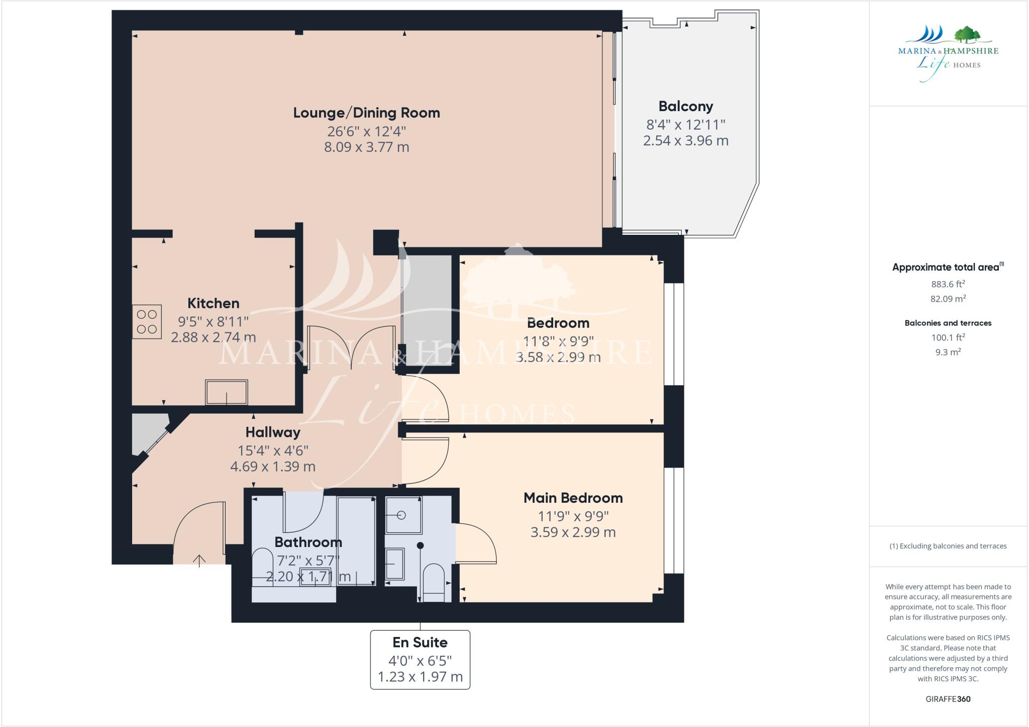 Lock Approach, Port Solent floorplan