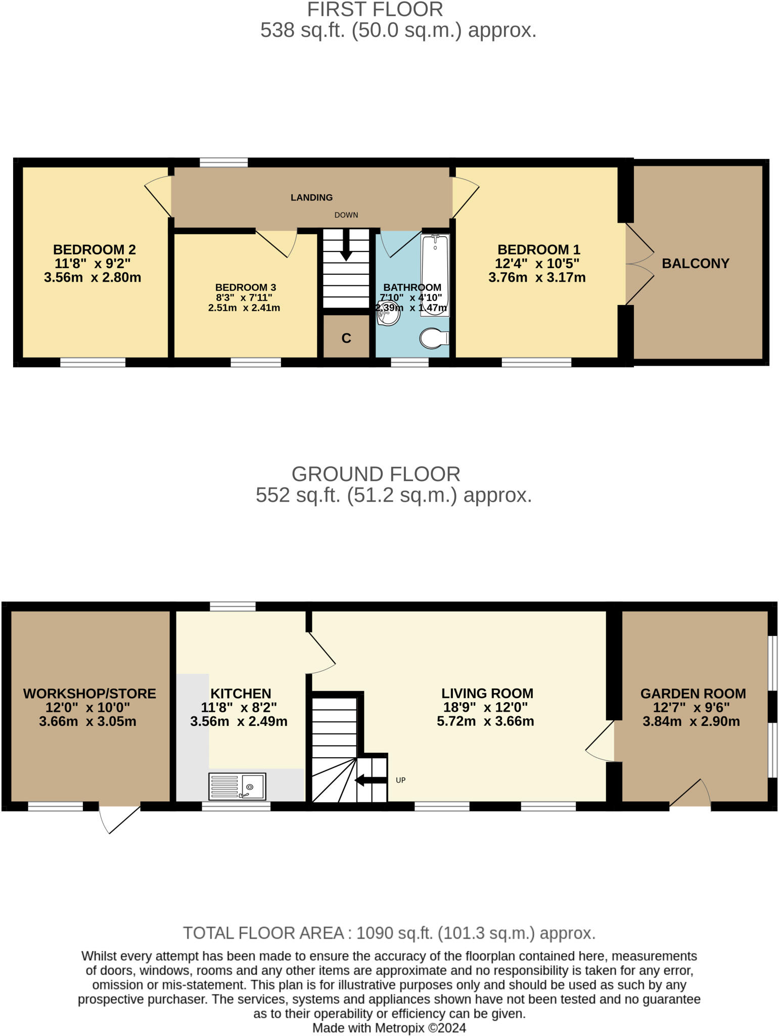 North Street, Wiveliscombe, Taunton, Somerset, TA4 floorplan