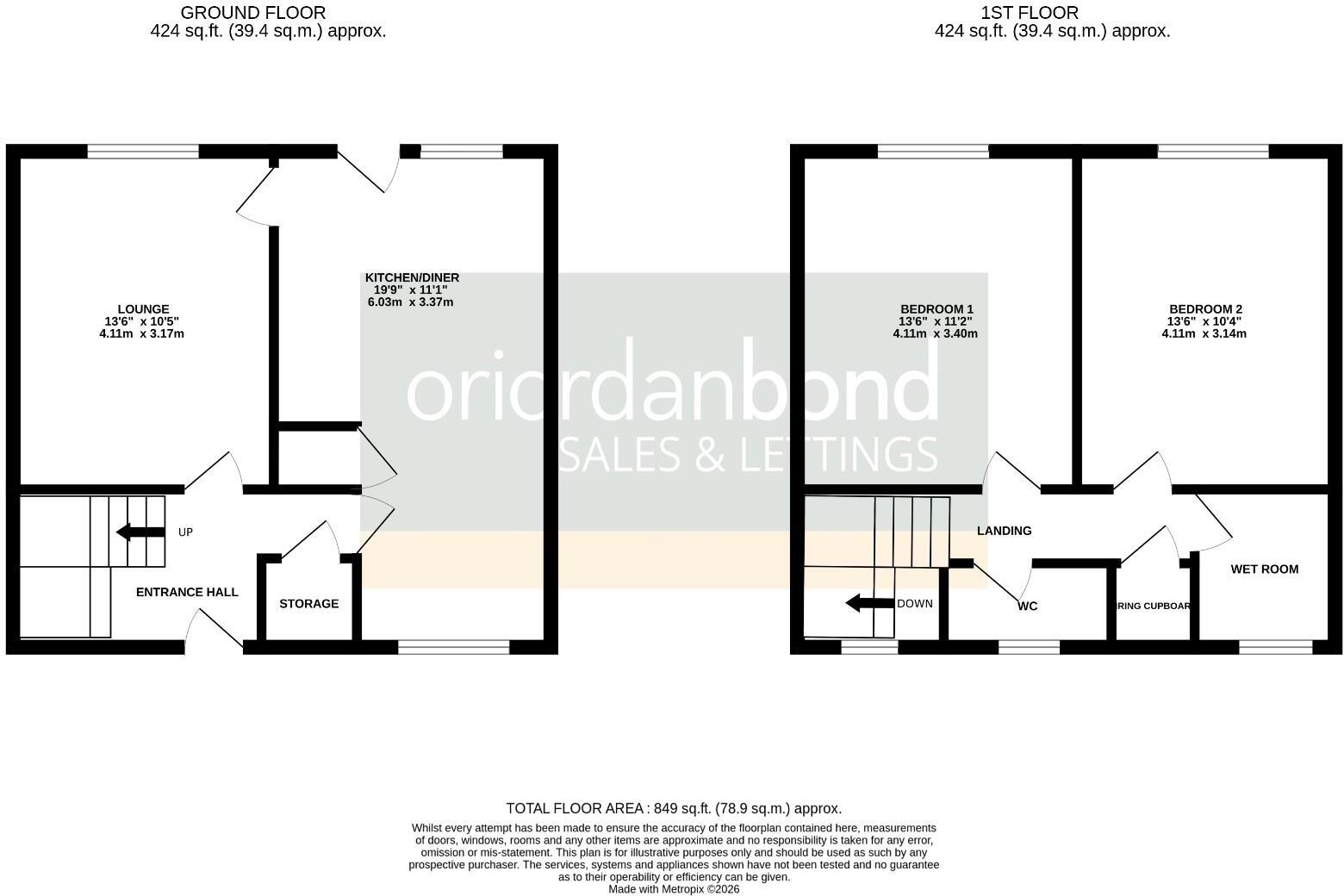 Nethermead Court, Lings, Northampton NN3 floorplan