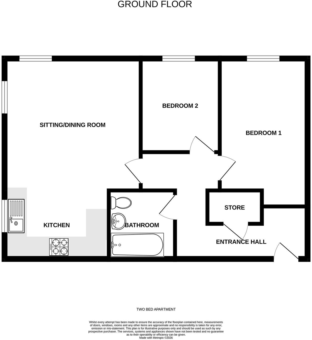 Maythorn House, Bridgewater Maythorn House, Bridgewater Close, NottinghamClose, Nottingham, Nottingham City floorplan