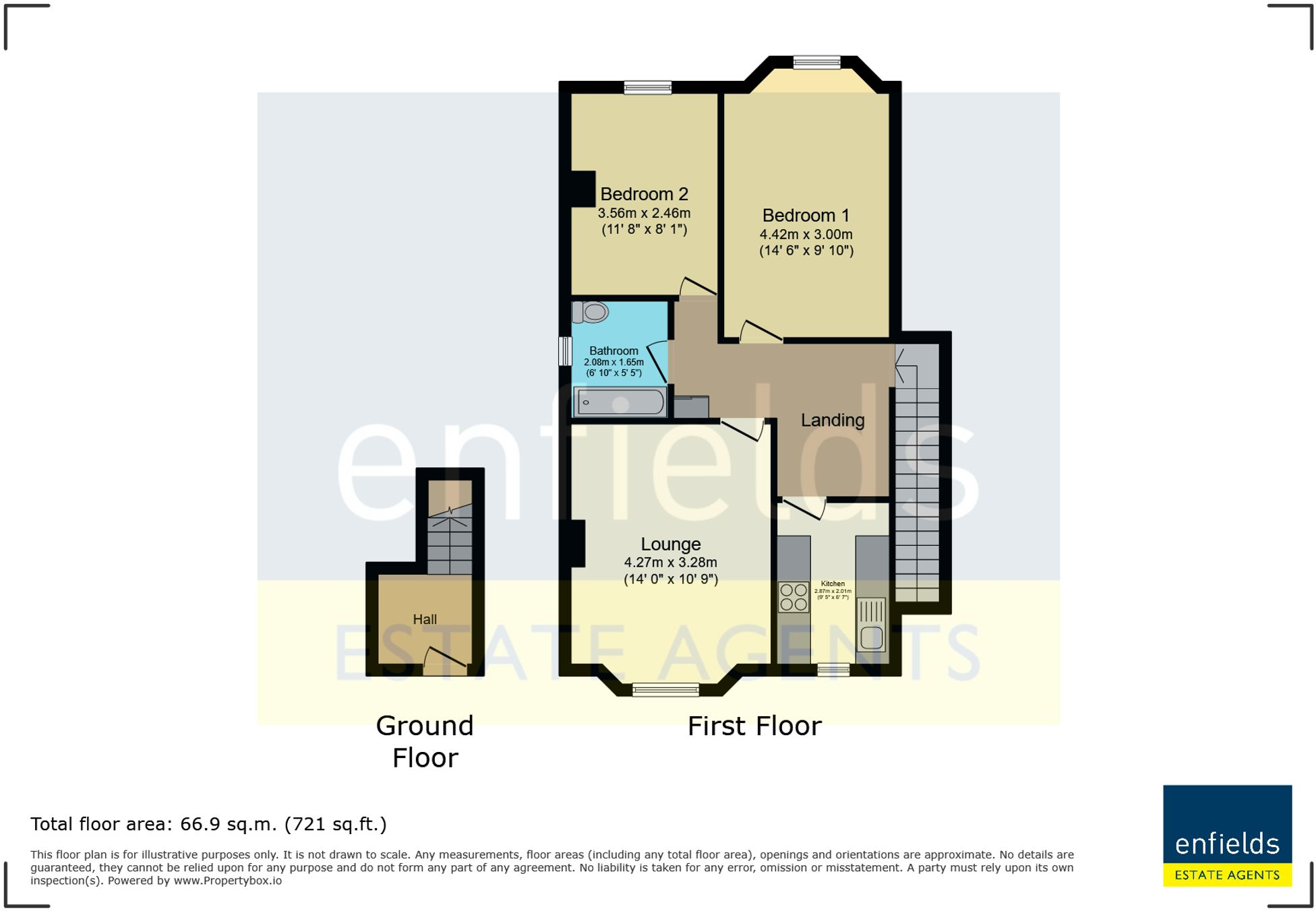 Stewart Road, Bournemouth, BH8 floorplan