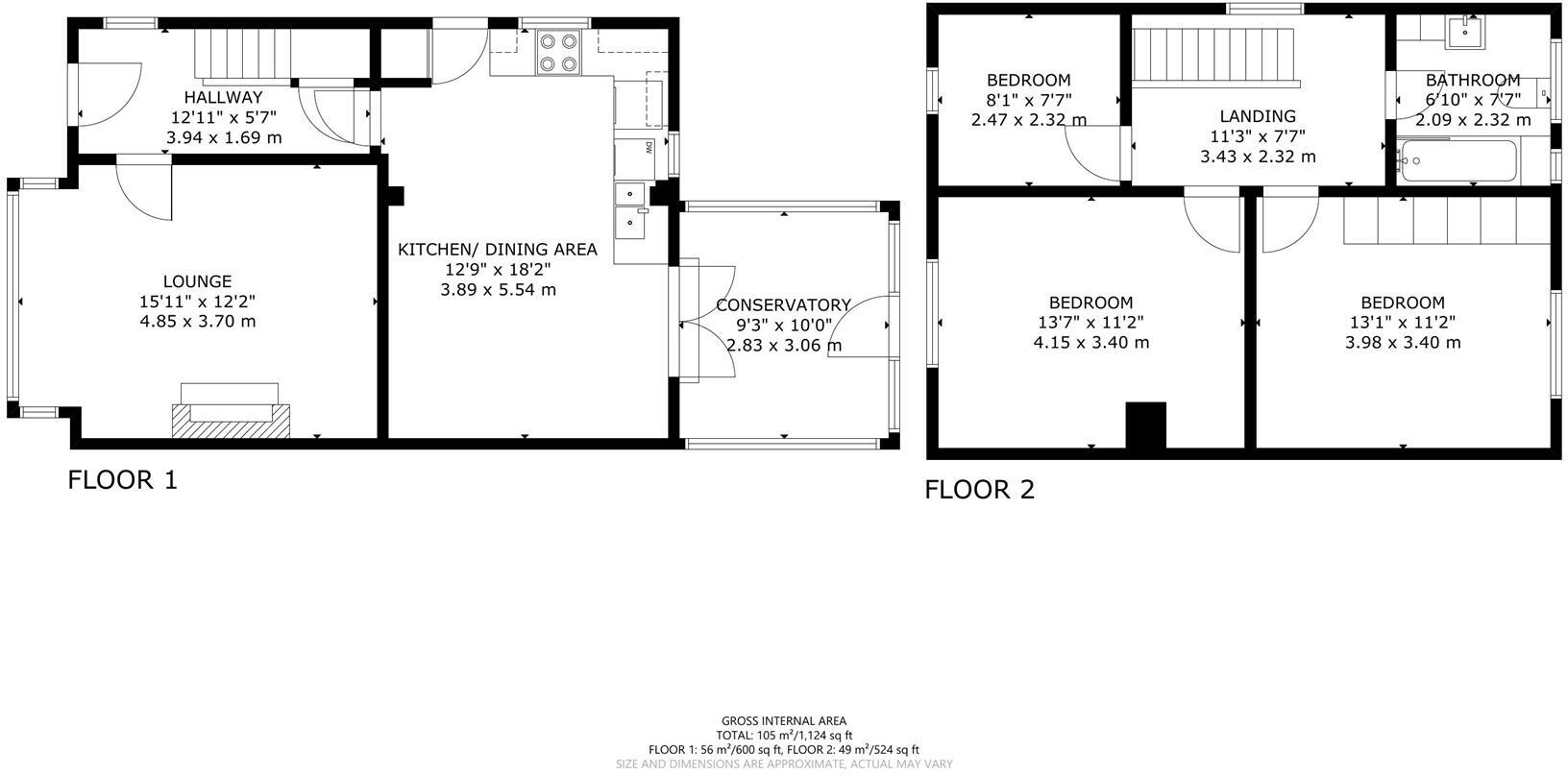Wannock Lane, Eastbourne floorplan