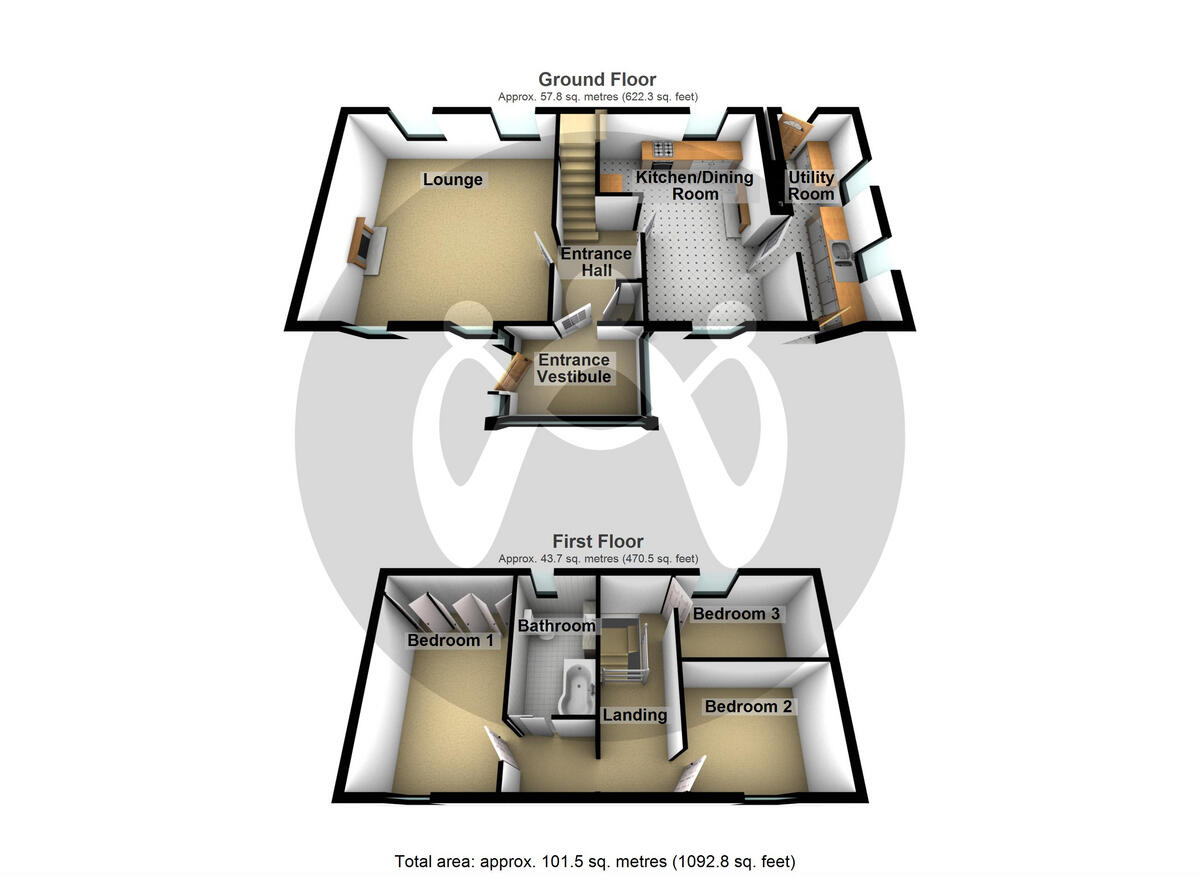 Rhoscefnhir, Pentraeth, Anglesey, LL75 floorplan