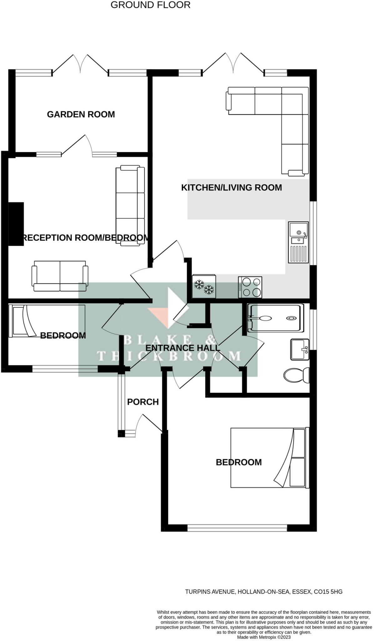 Turpins Avenue, Holland-on-Sea, Essex, CO15 5HG floorplan