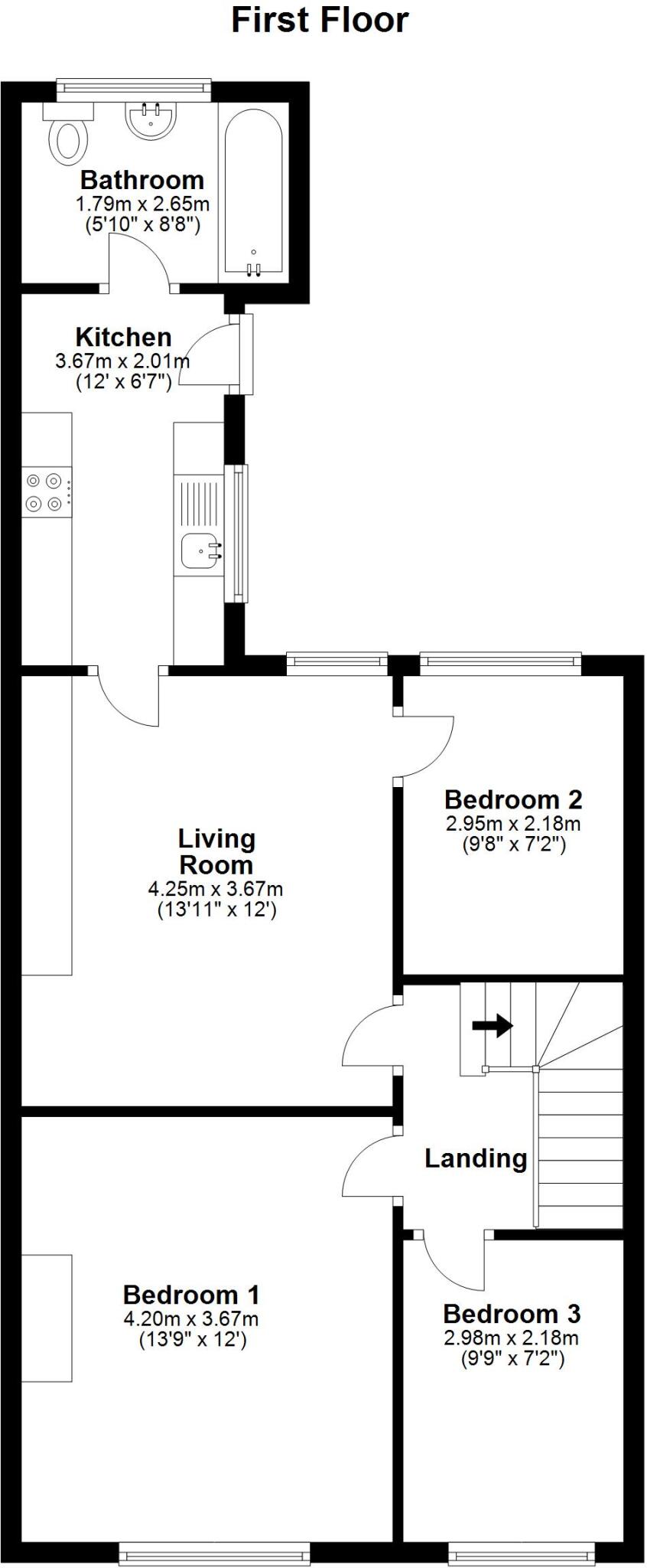 South Burn Terrace, New Herrington, Houghton Le Spring, Tyne and Wear, DH4 floorplan
