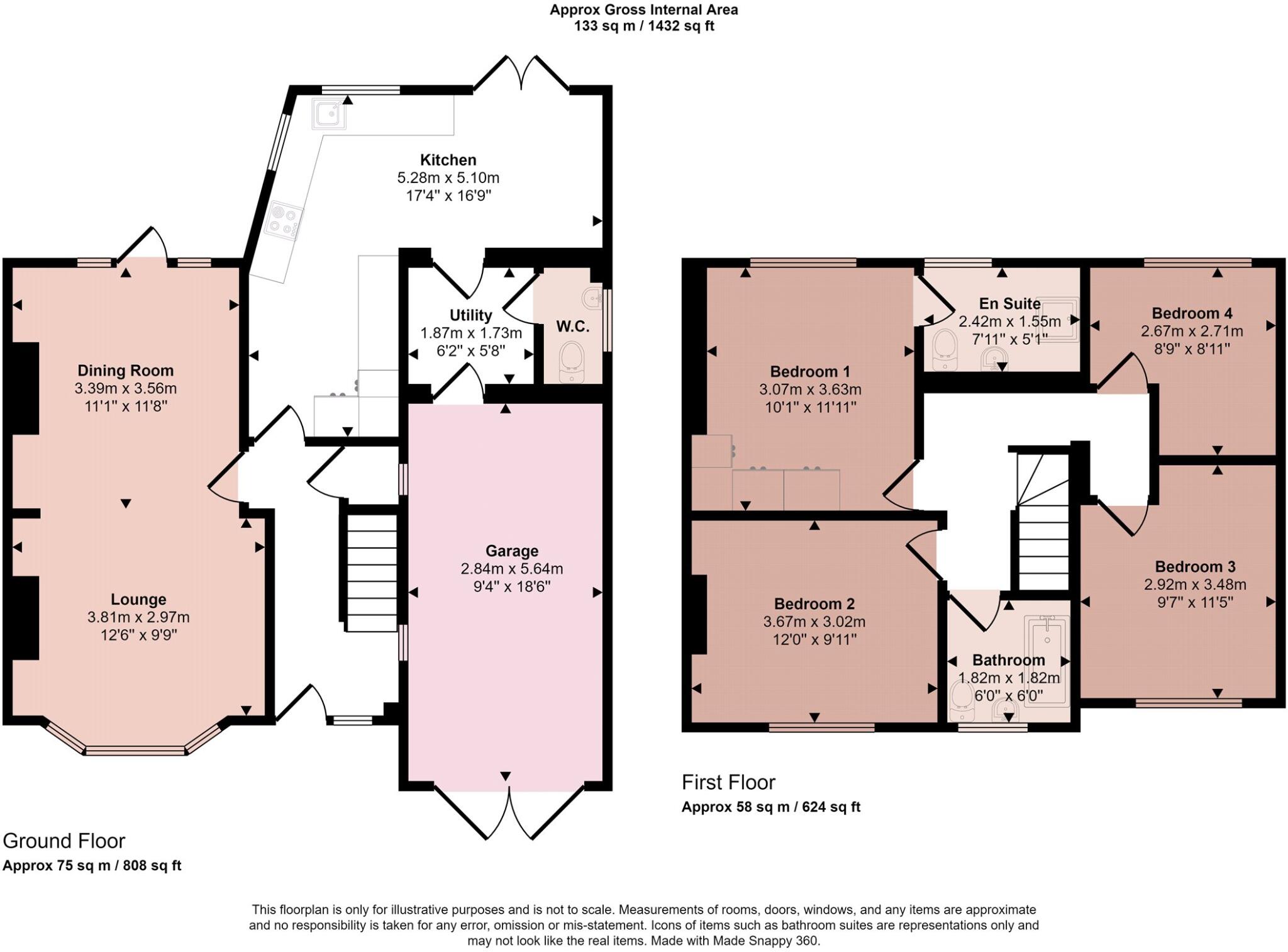 Wood Lane, Quorn floorplan