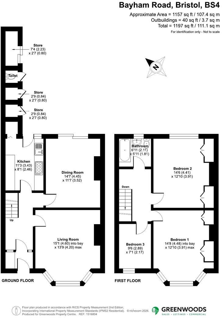 Bayham Road, Knowle, Bristol floorplan