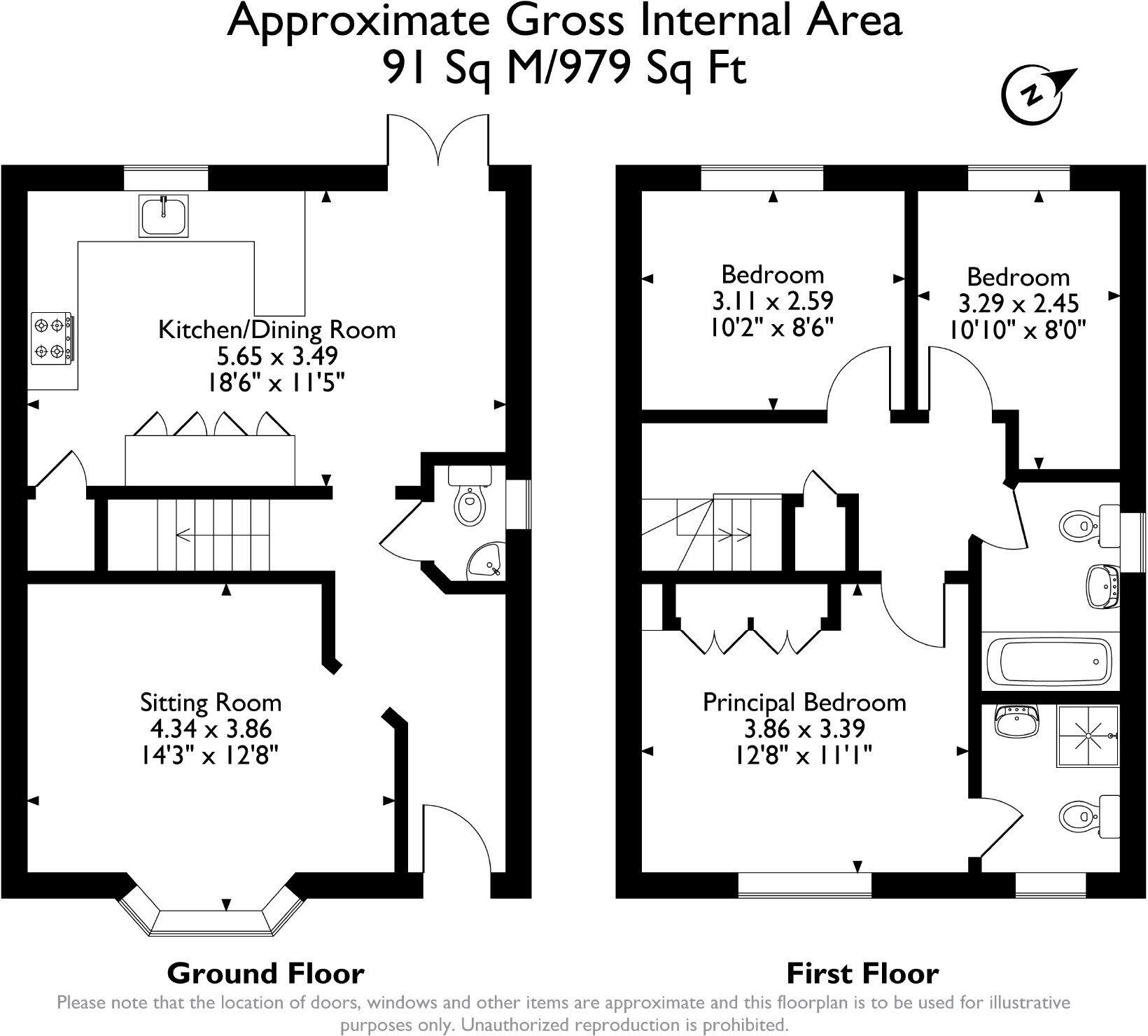 Sir Howel Crescent, Undy, Caldicot floorplan
