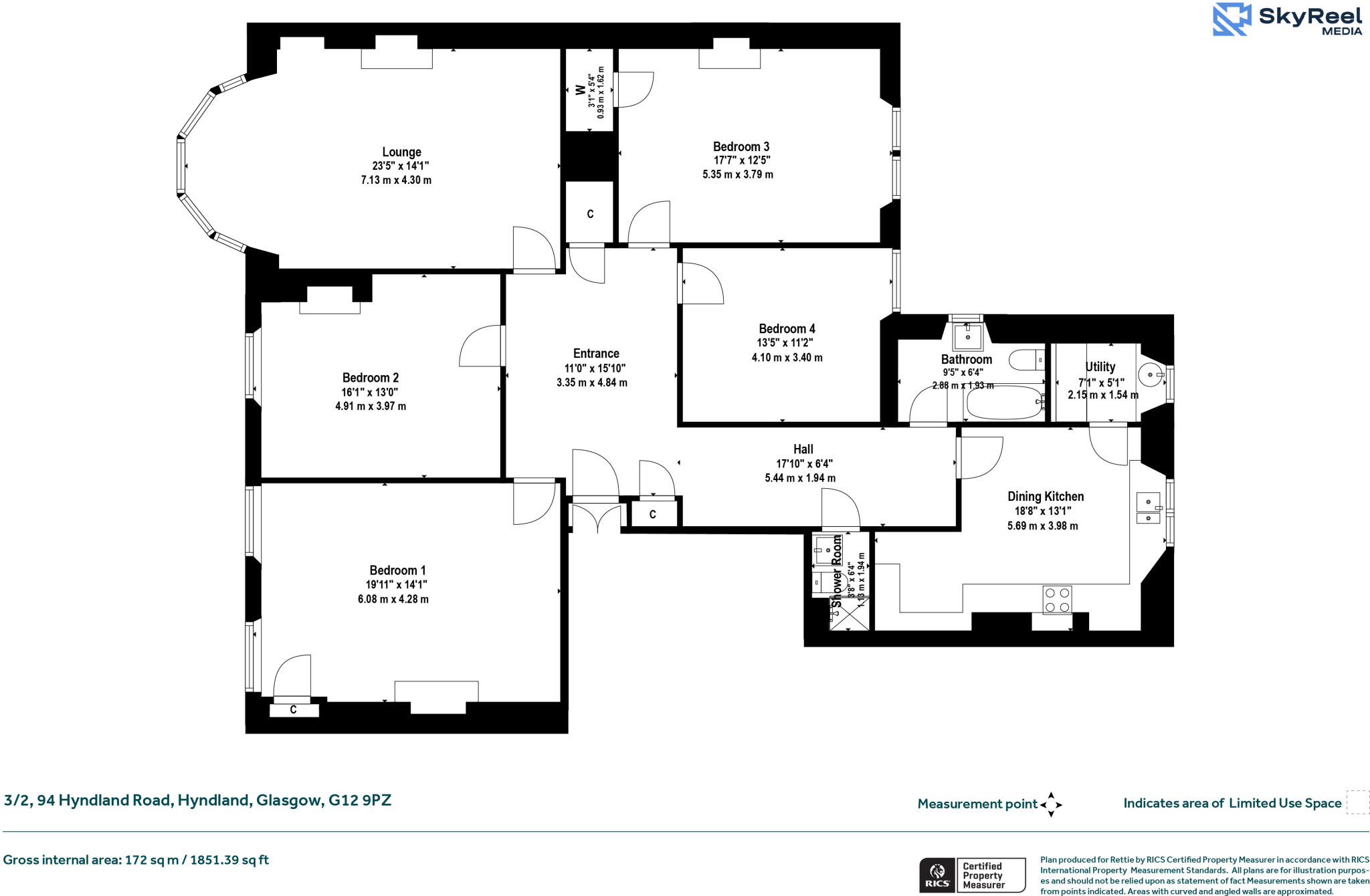 Hyndland Road, Hyndland, Glasgow floorplan