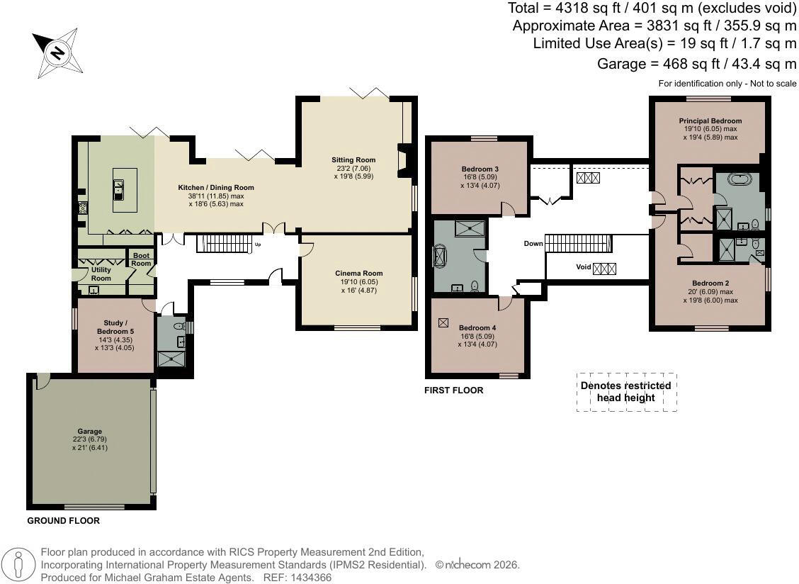 The Street, Kelshall, Royston, Hertfordshire, SG8 floorplan
