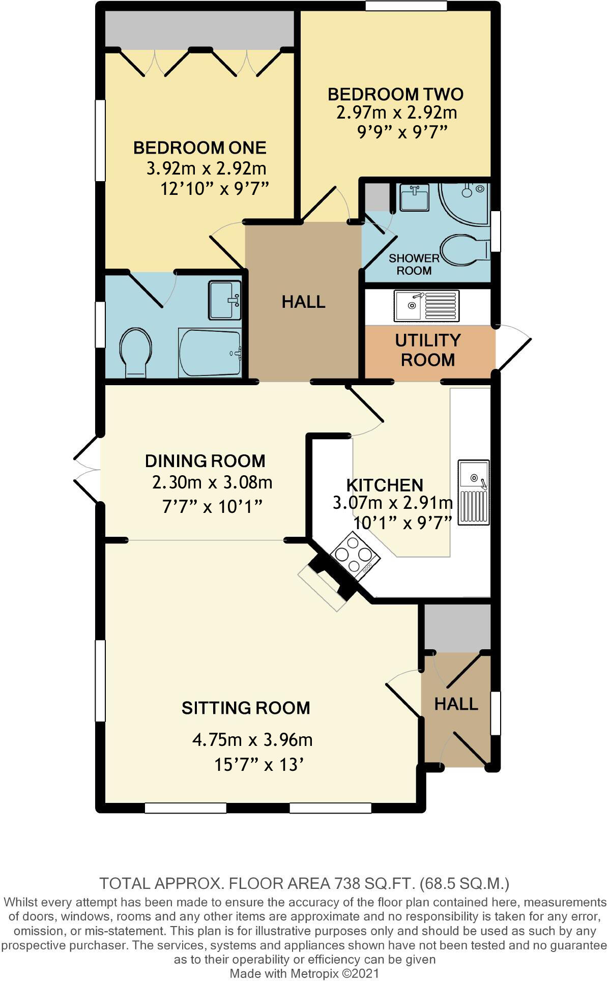Knightcrest Park, Milford Road, Everton, Hampshire, SO41 floorplan