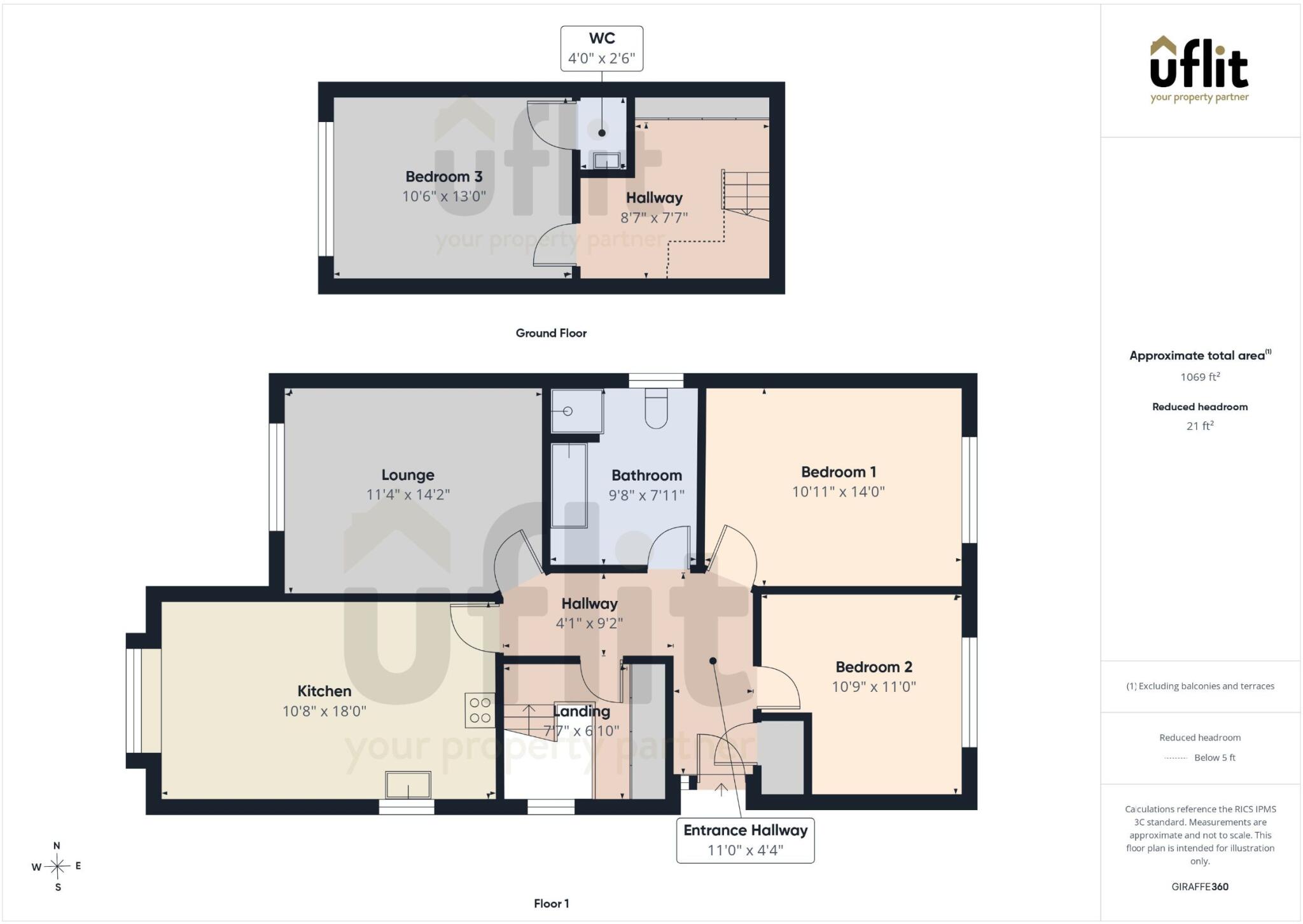High View, Westfield Road, Parkgate, Rotherham floorplan