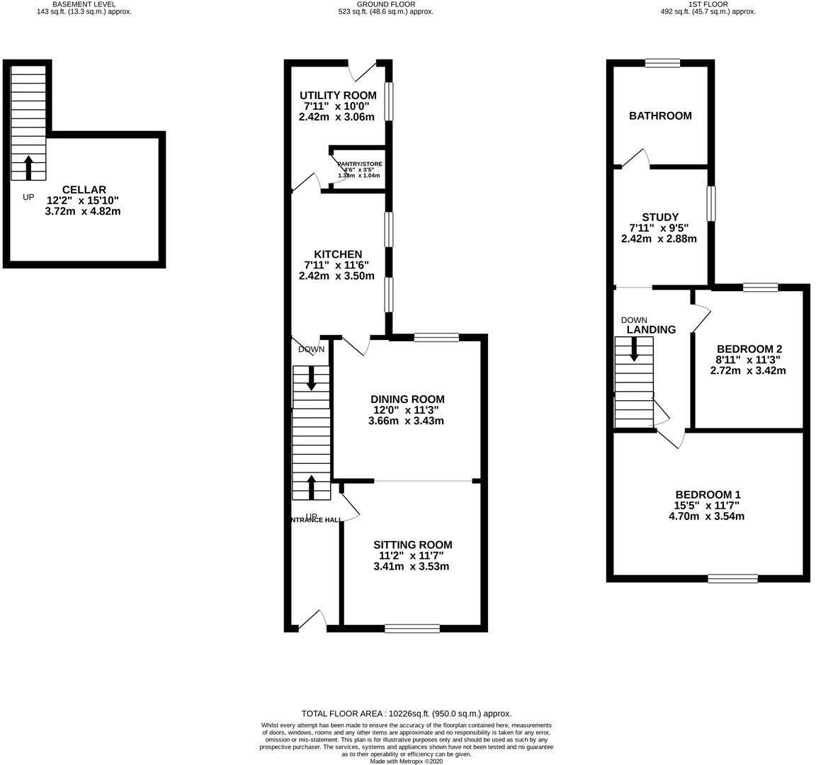 Cowper Street, Northampton floorplan