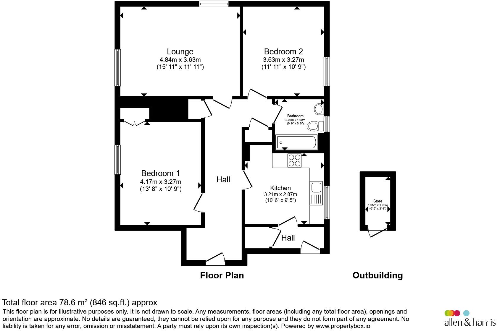 Lethamhill Road, Glasgow floorplan