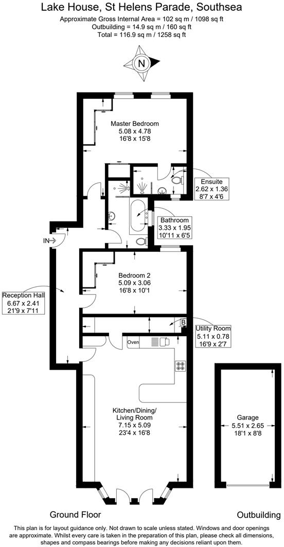 St. Helens Parade, Southsea floorplan