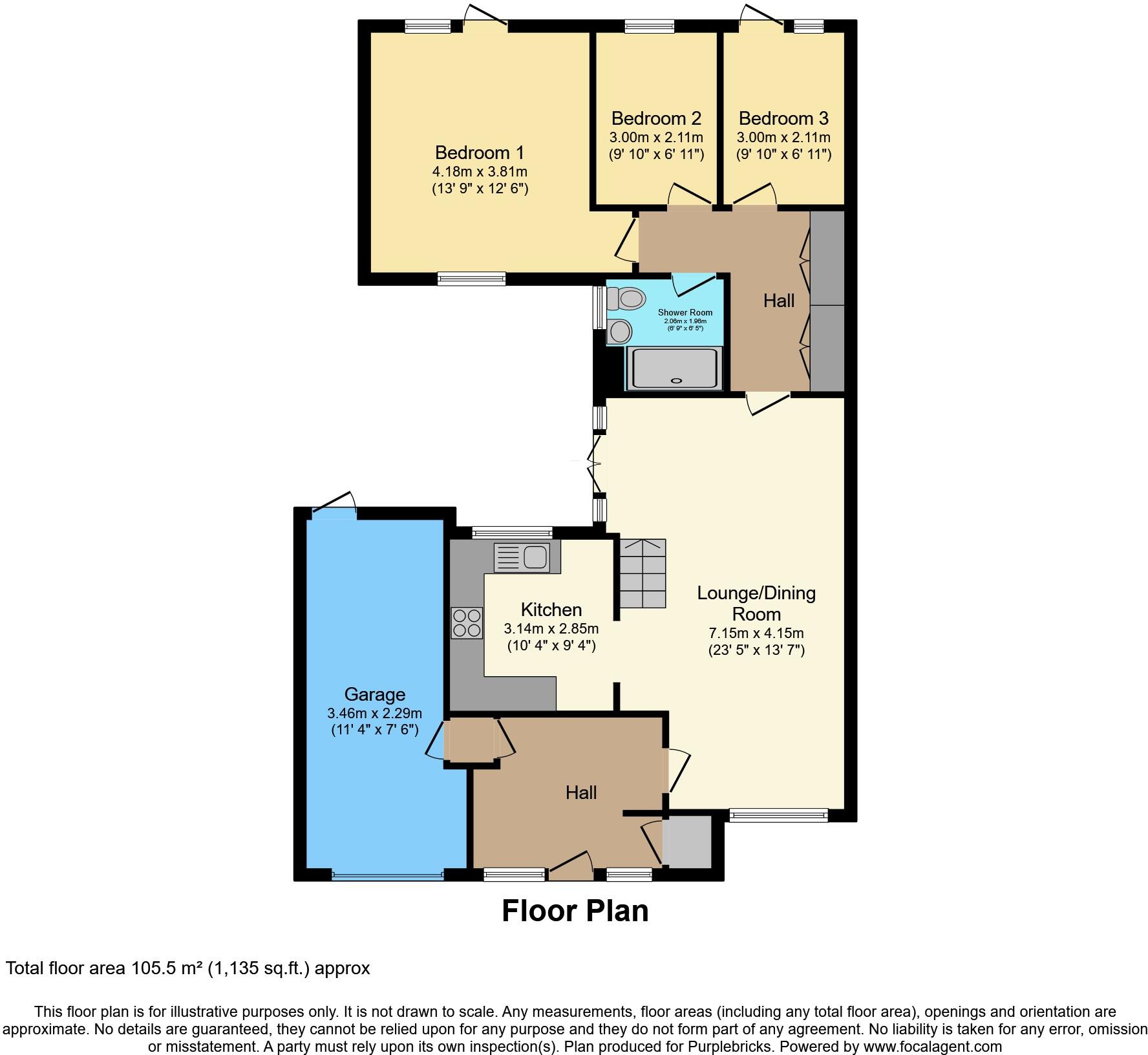 Gaynesford, Basildon, SS16 floorplan