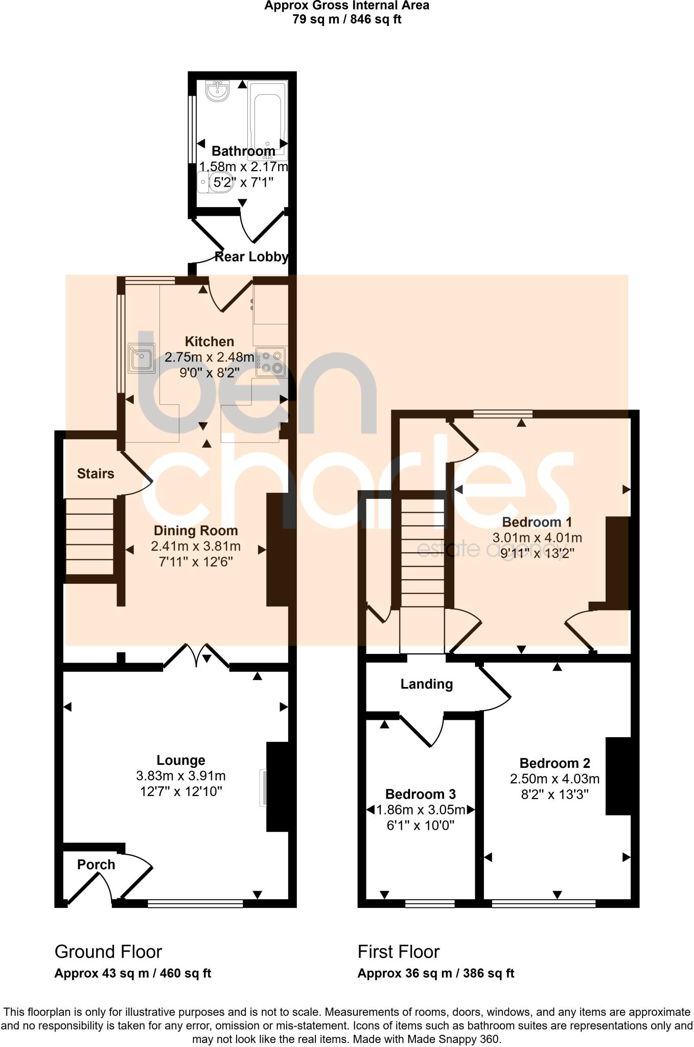 Bogma Avenue, Coxhoe, Durham, DH6 floorplan
