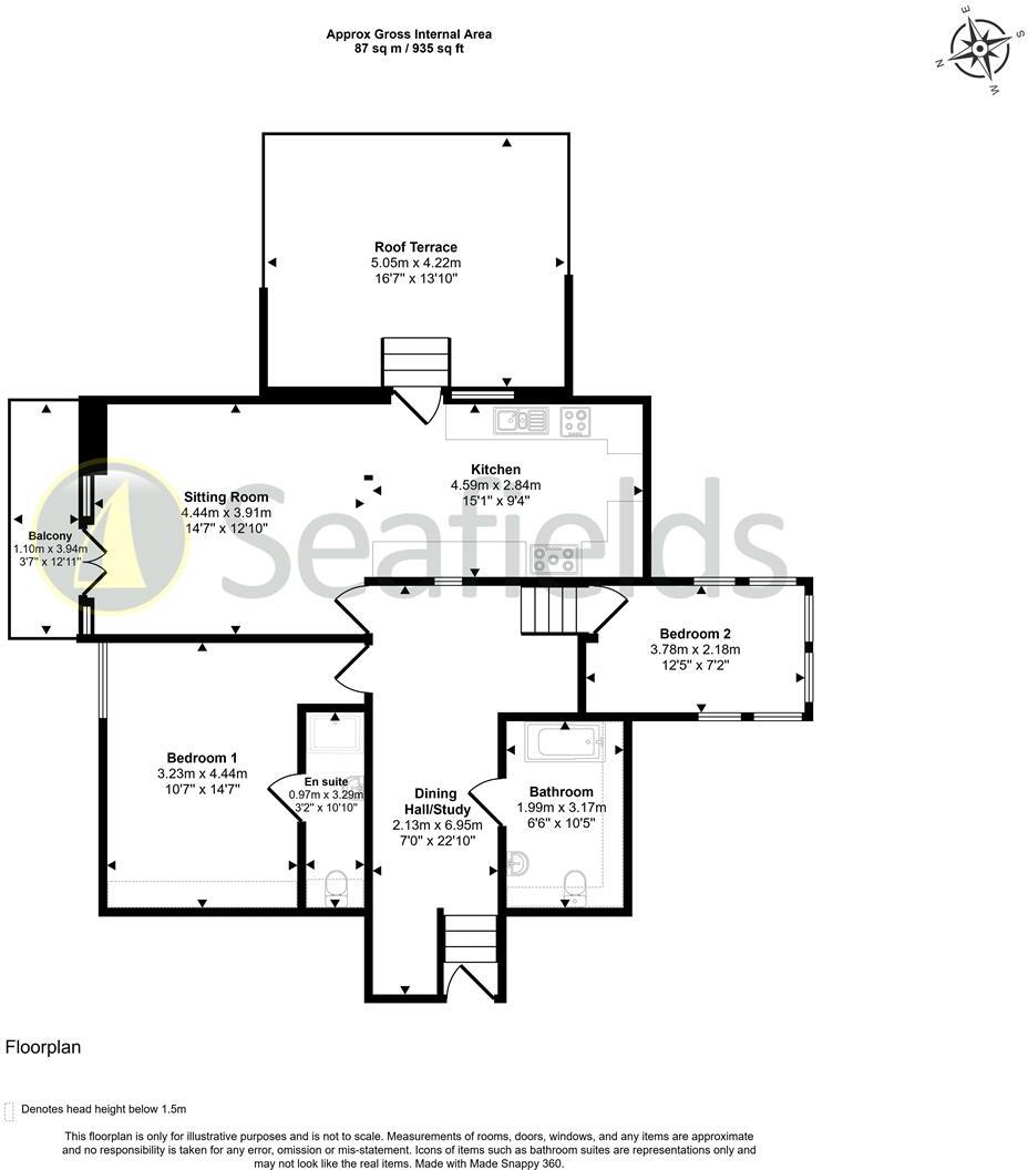 Appley Rise, Ryde, PO33 1LE floorplan