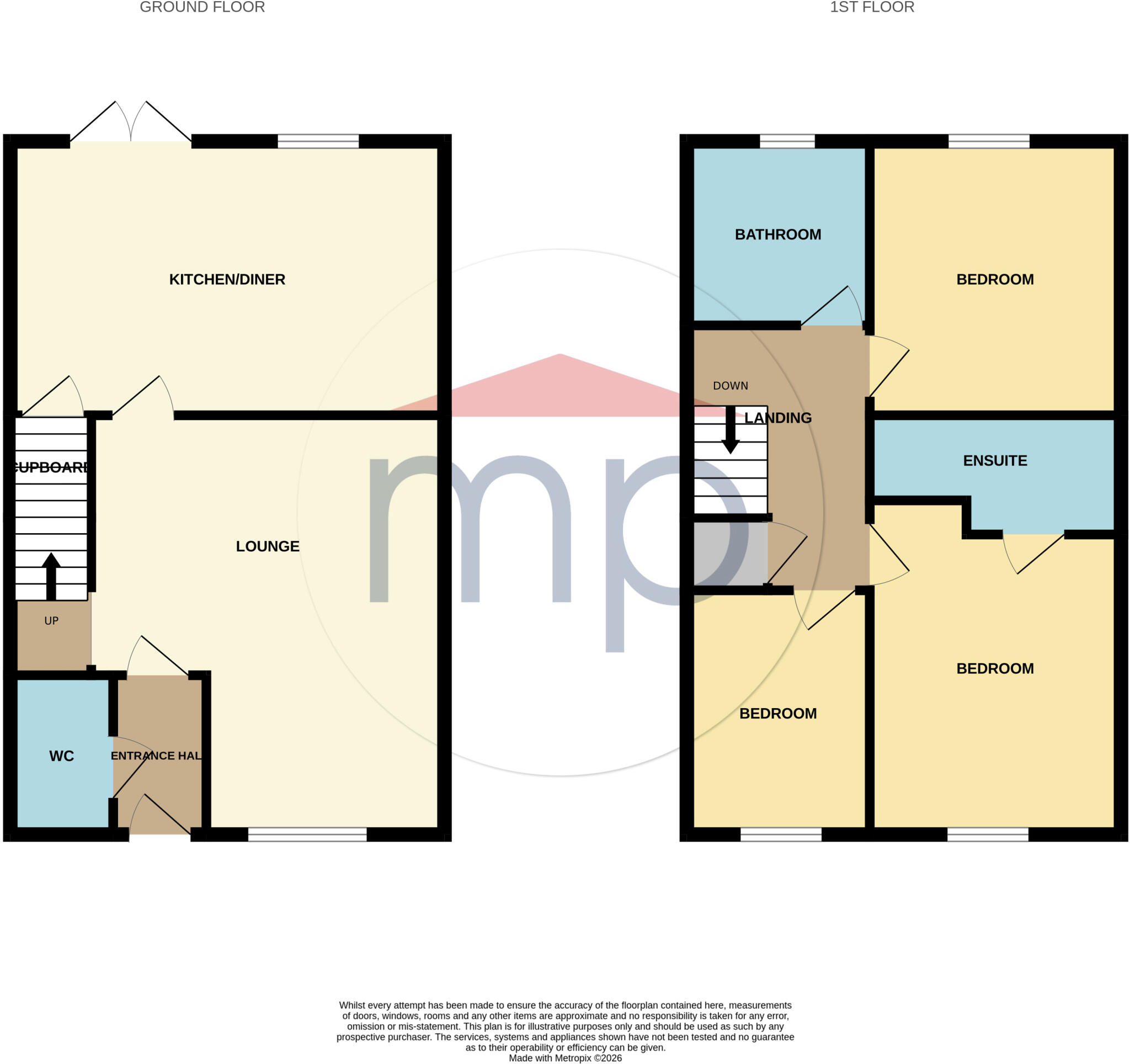 Hills Drive, Norton floorplan