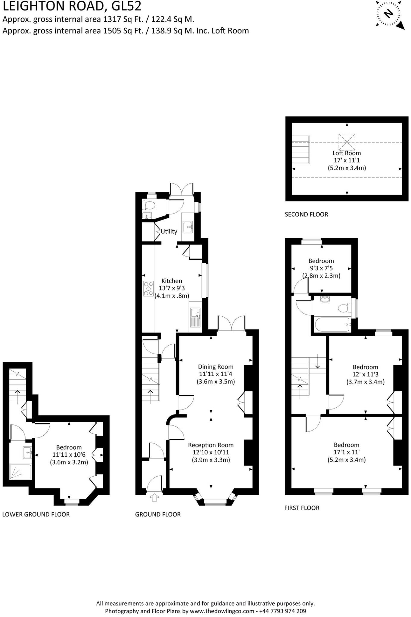 Leighton Road, Cheltenham, GL52 6BD floorplan