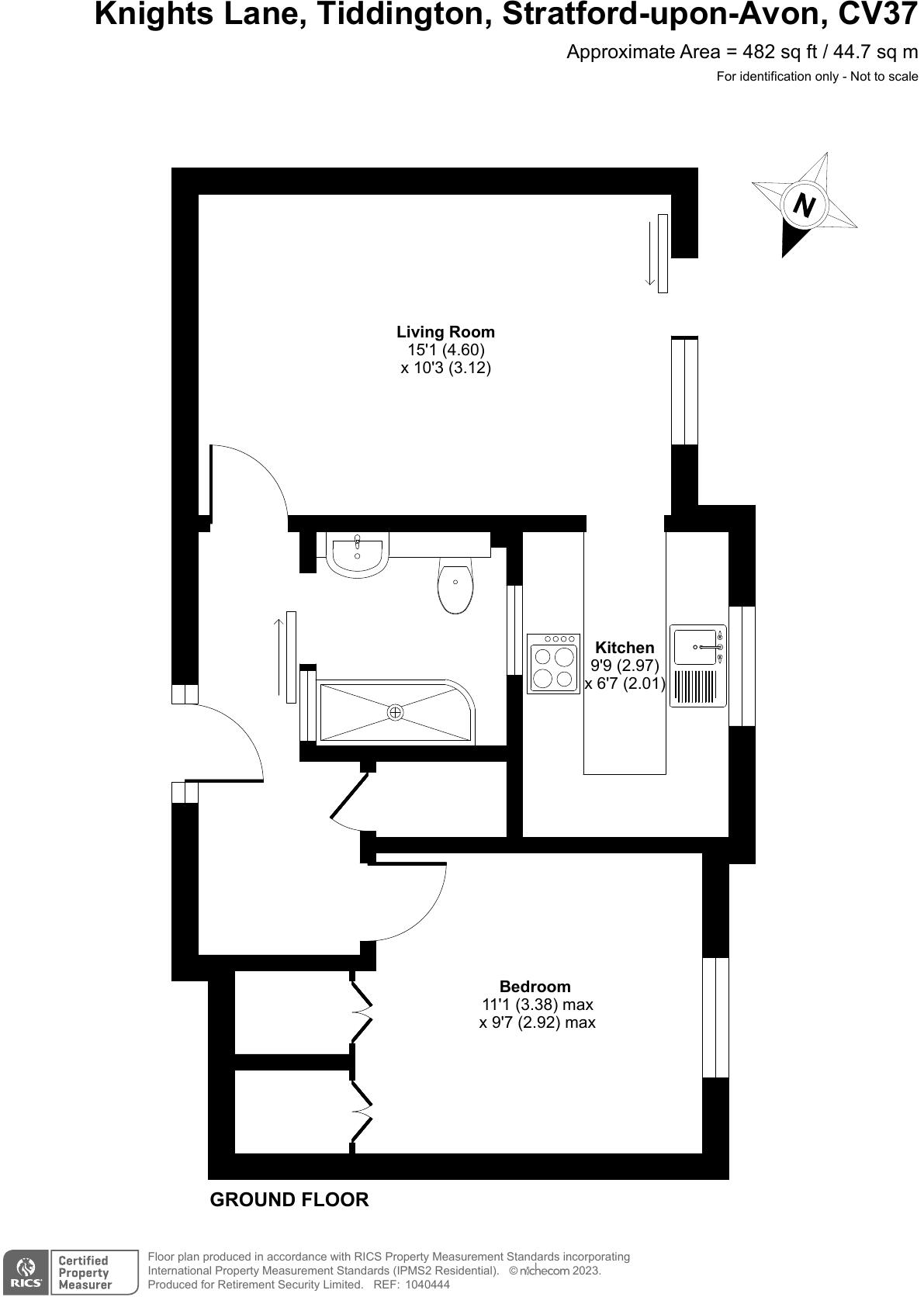 12a Tiddington Court floorplan