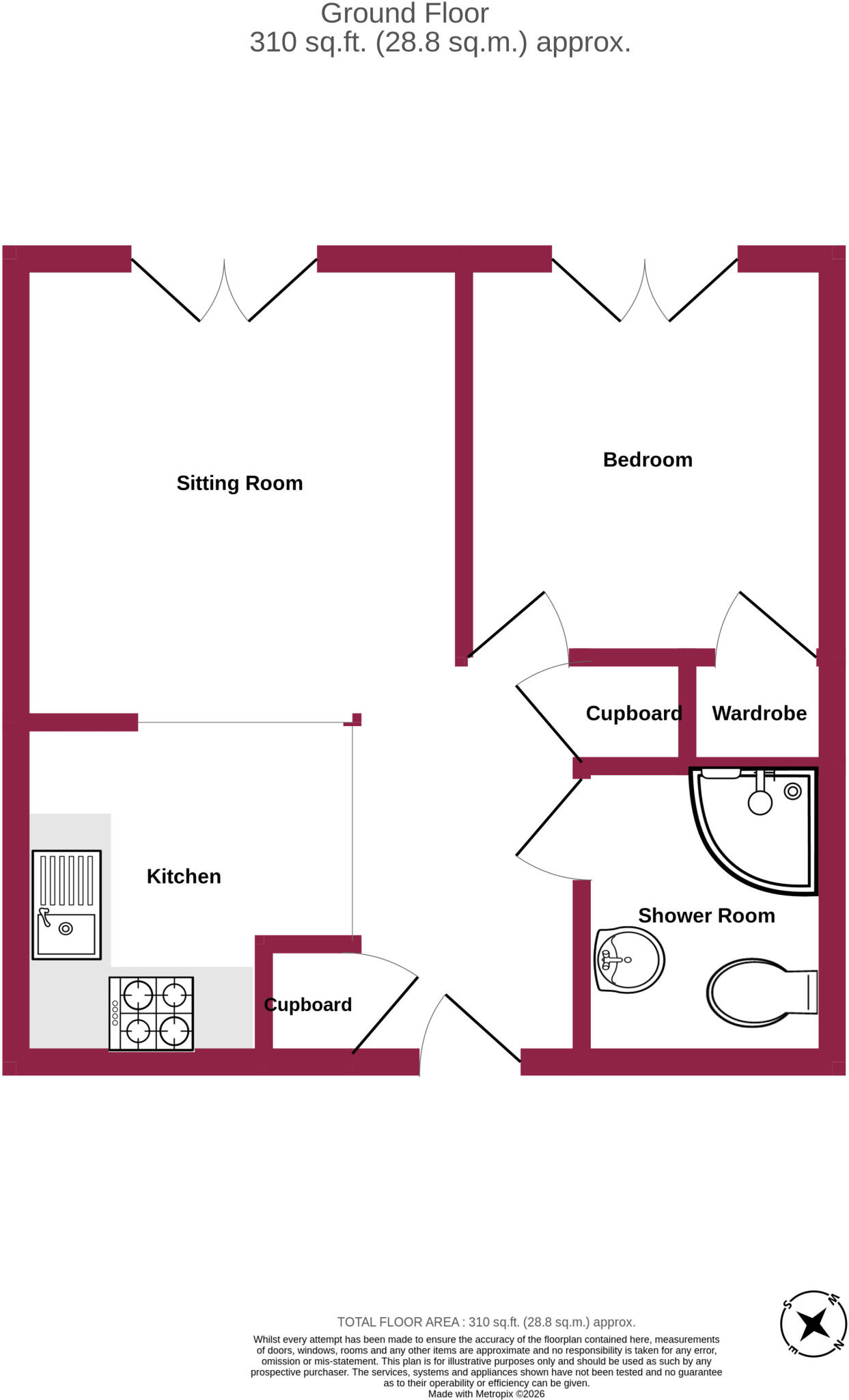 Teme Court, New Street, Ludlow, Shropshire floorplan