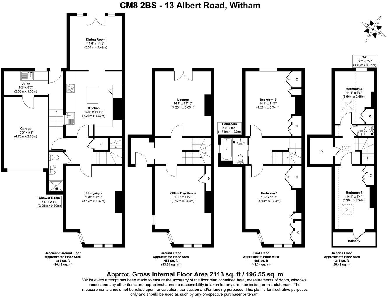 Albert Road, Witham floorplan