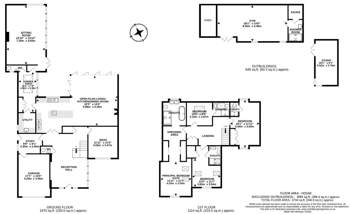 Fakenham Road, Taverham, NR8 6 floorplan
