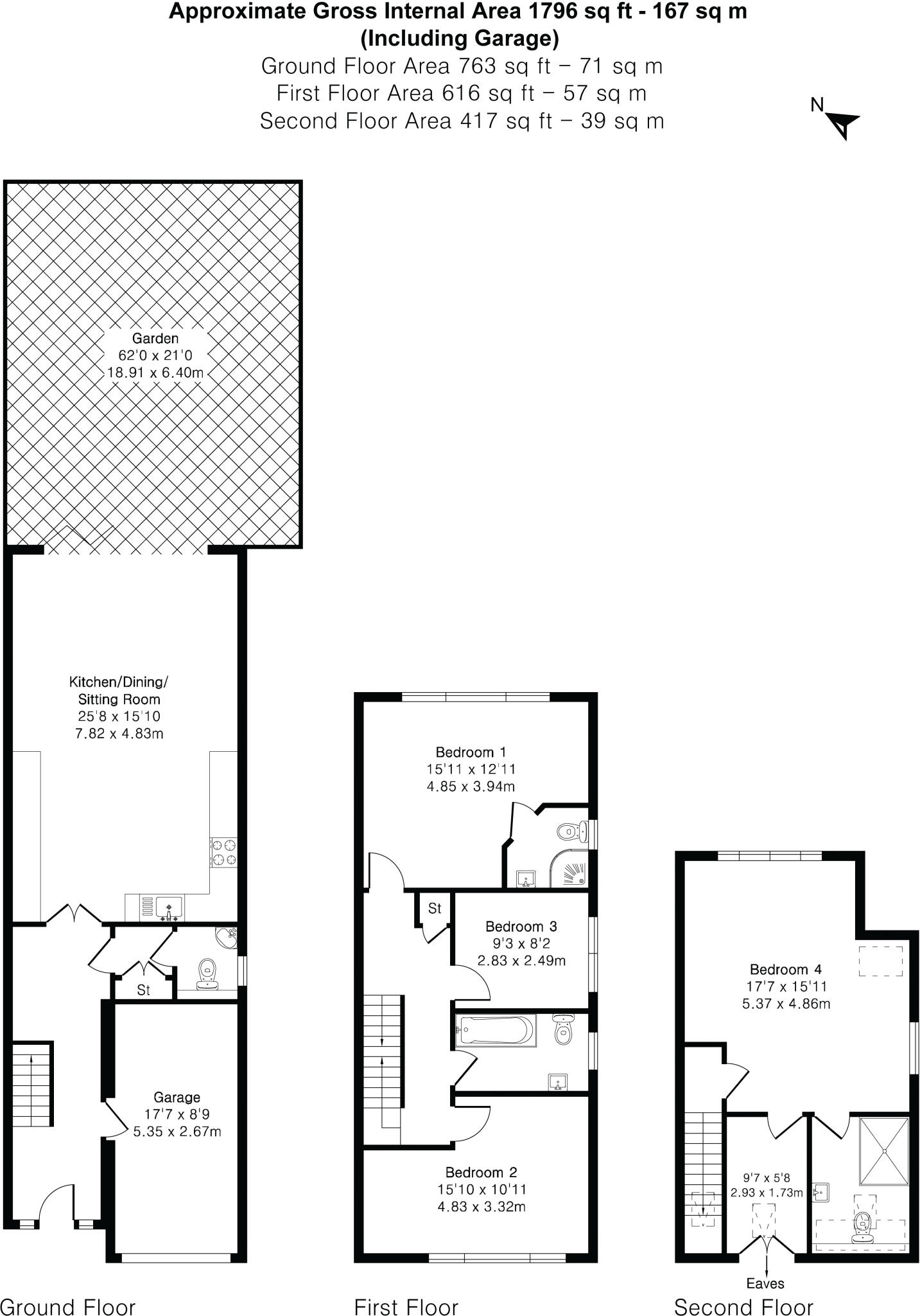 Laleham Road, Staines-upon-Thames, Surrey, TW18 floorplan