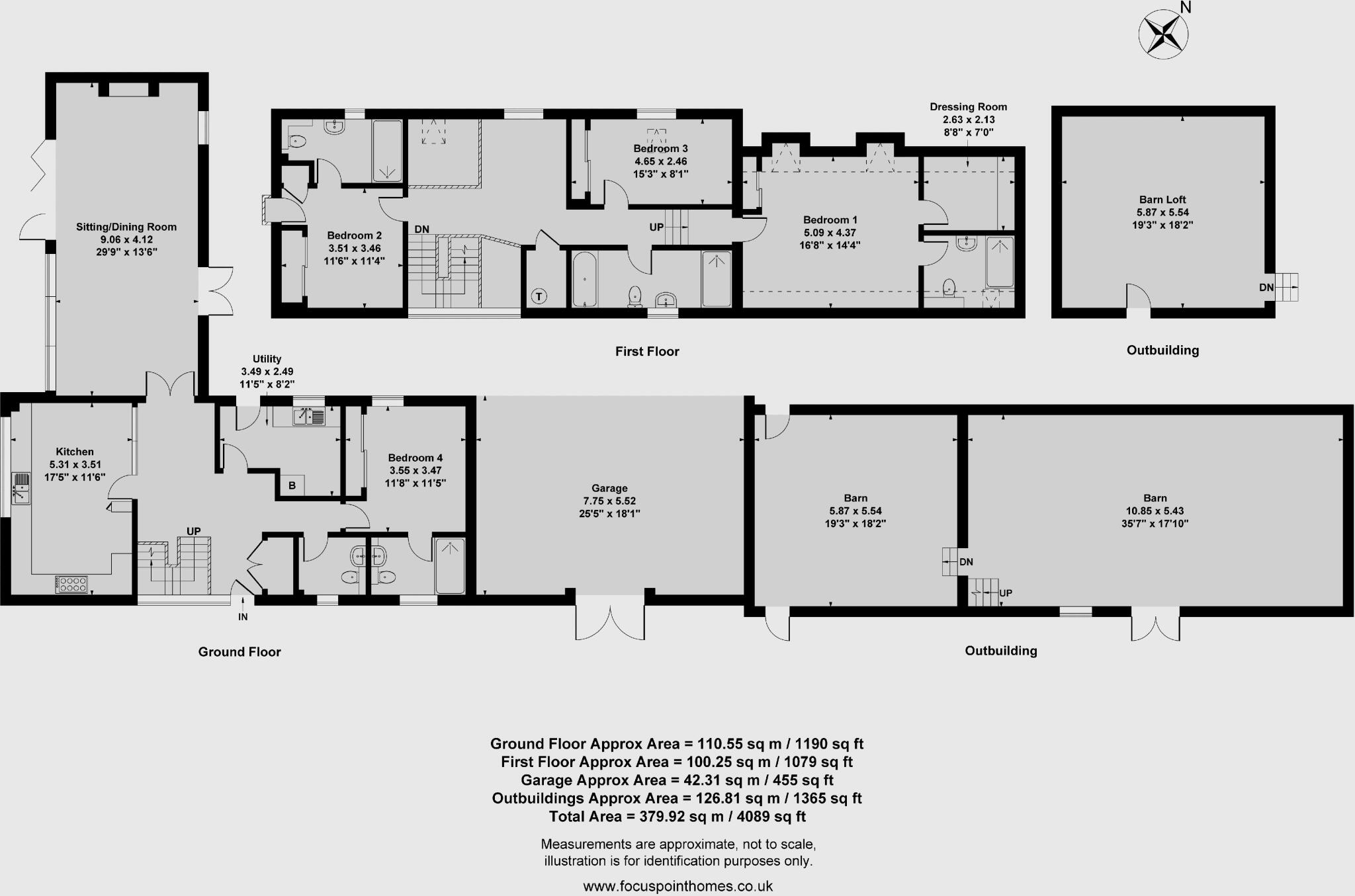 Rickyard House, Wardington - Barn Style with land floorplan