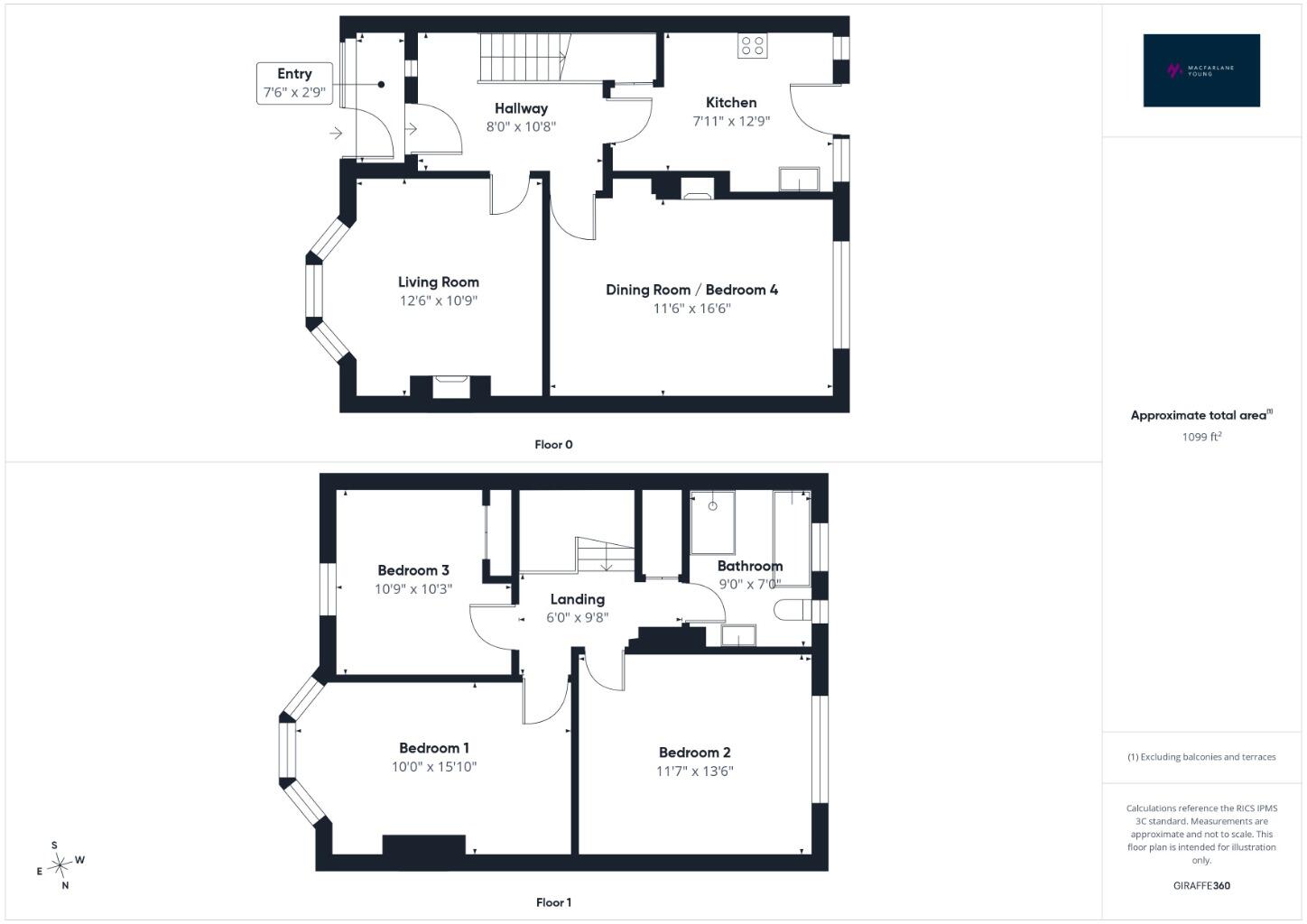 Queen Victoria Drive, Glasgow, G14 floorplan